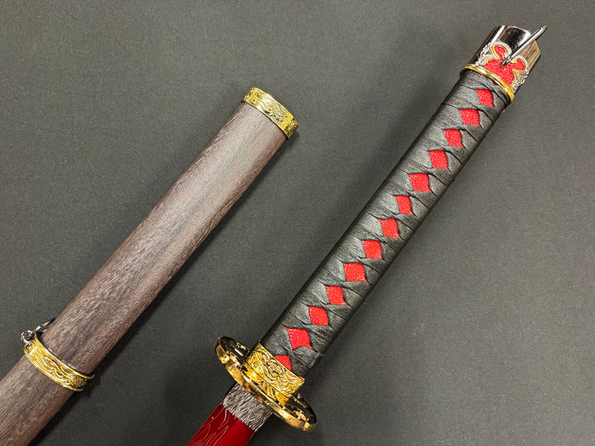 Dragonspring Elden Ring Rivers of Blood Katana 65Mn - 2 Versions