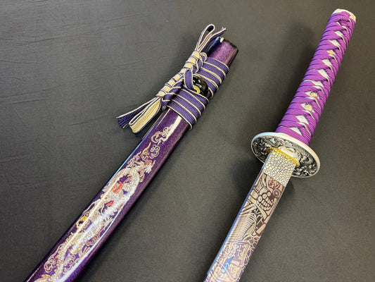 Phoenix Armory Katana - Purple Dragon 65Mn