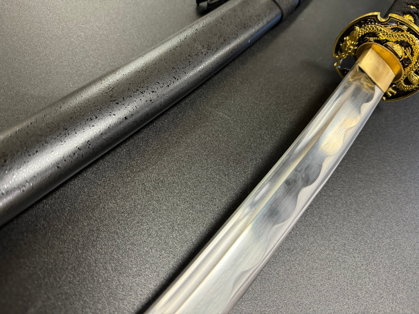 Dragonspring Forge Black Samurai Wakizashi 1060