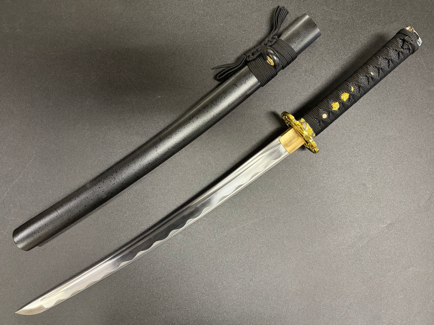 Dragonspring Forge Black Samurai Wakizashi 1060