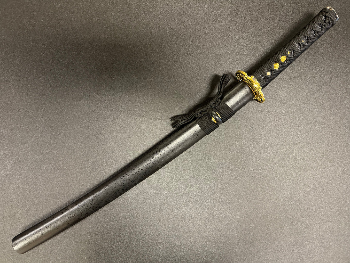 Dragonspring Forge Black Samurai Wakizashi 1060