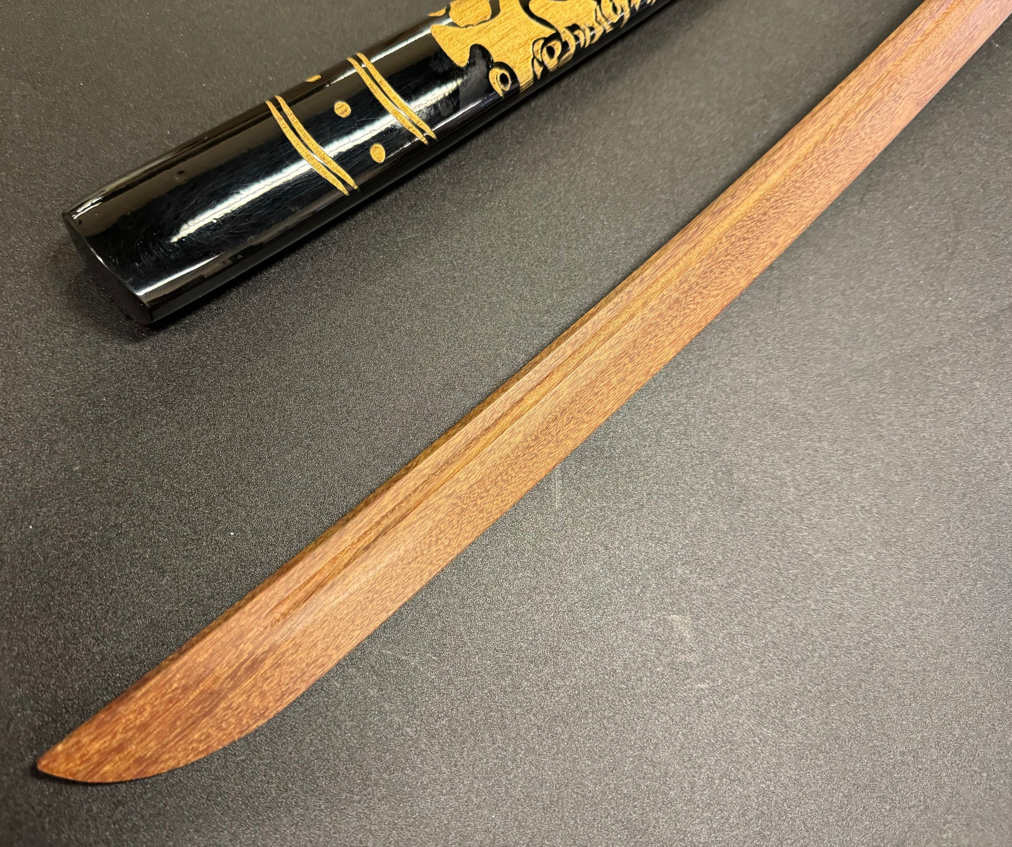 Phoenix Arms Etched Dragon Wooden Katana Takemitsu
