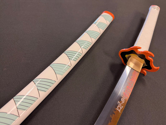 Katana - Demon Slayer Rengoku T10 Differntially Hardened