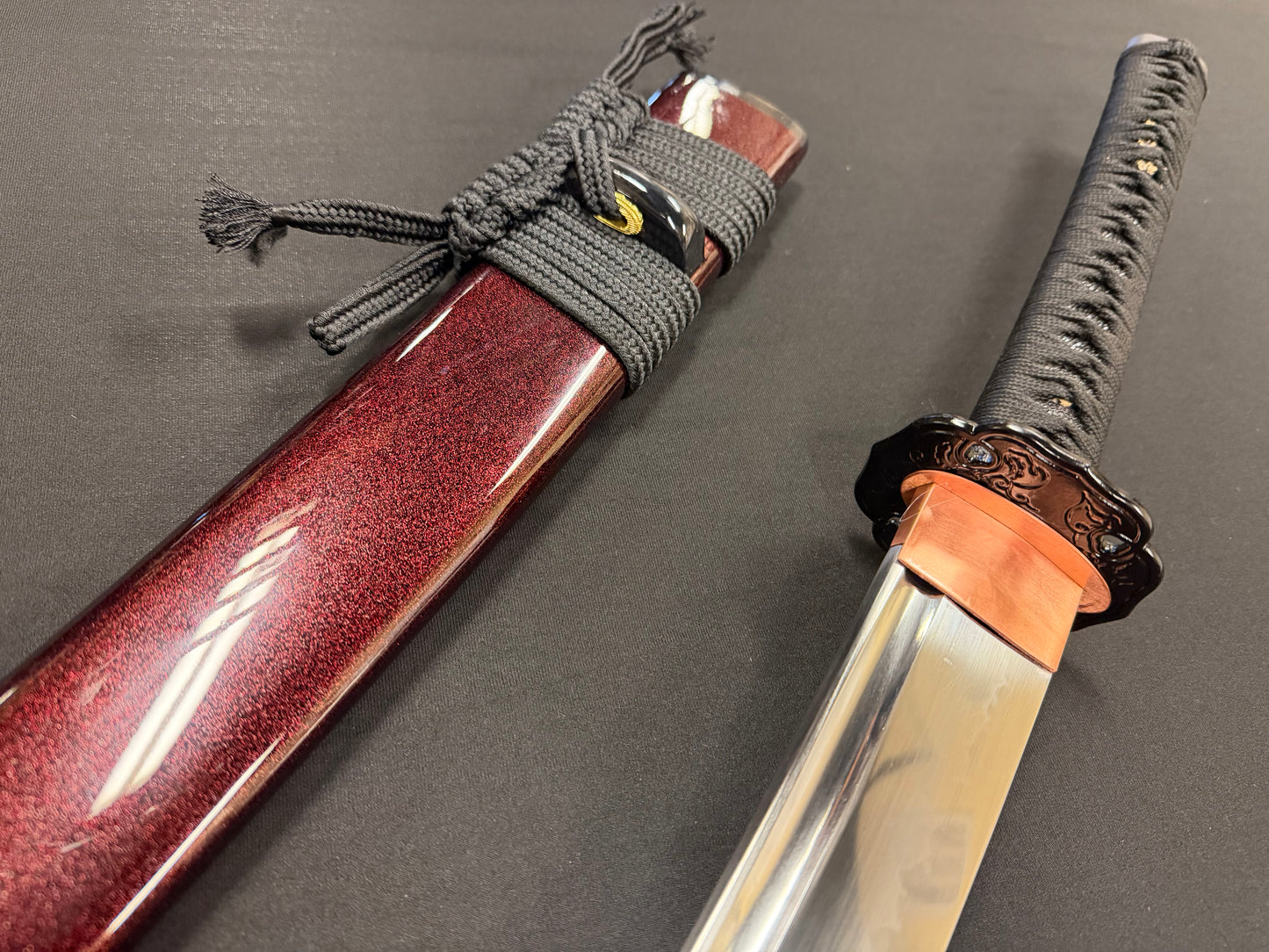 Legacy Steel O-Katana Titan Stout - Bo-hi, Choji Hamon, 1095 clay tempered