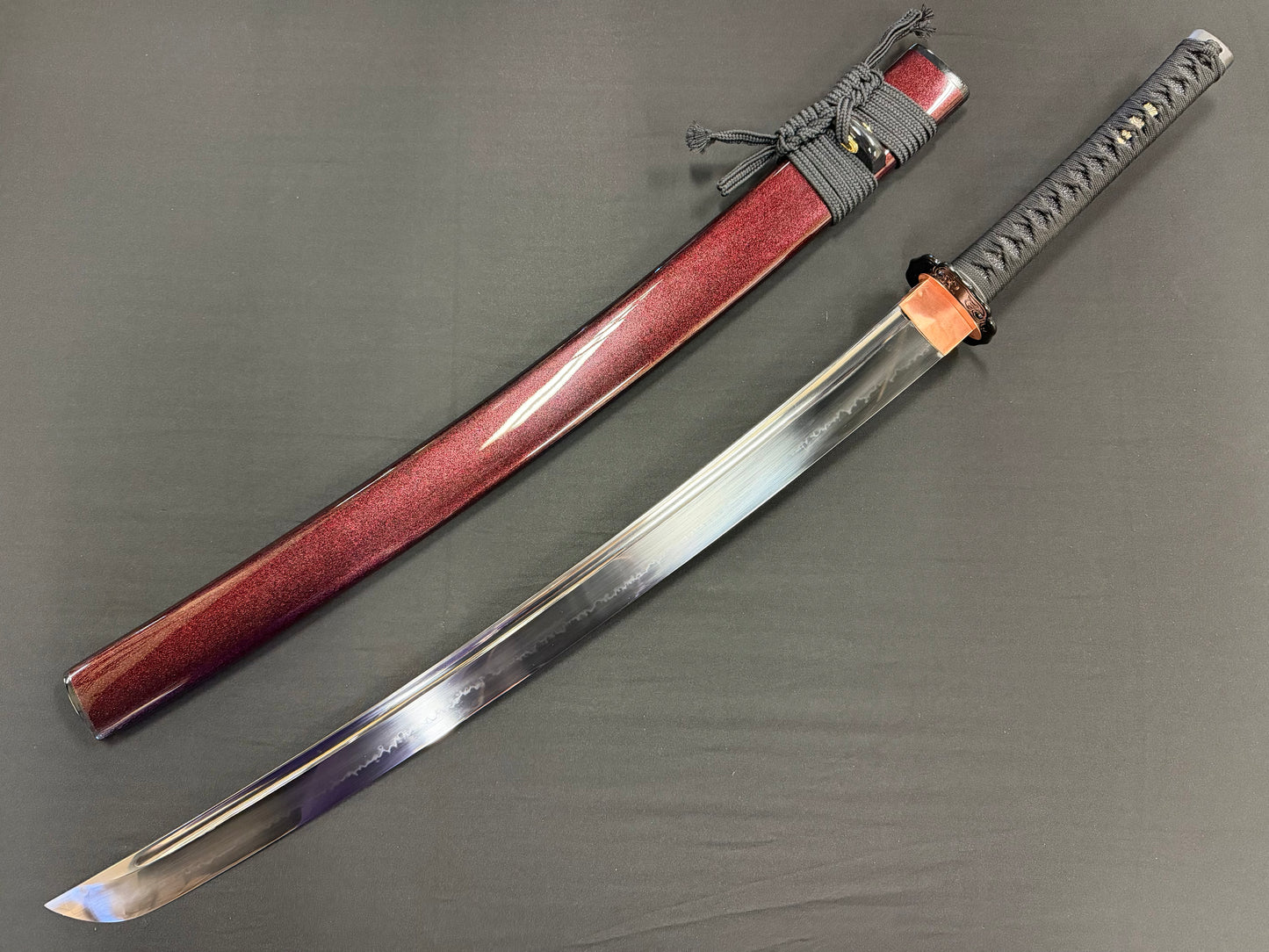 Legacy Steel O-Katana Titan Stout - Bo-hi, Choji Hamon, 1095 clay tempered