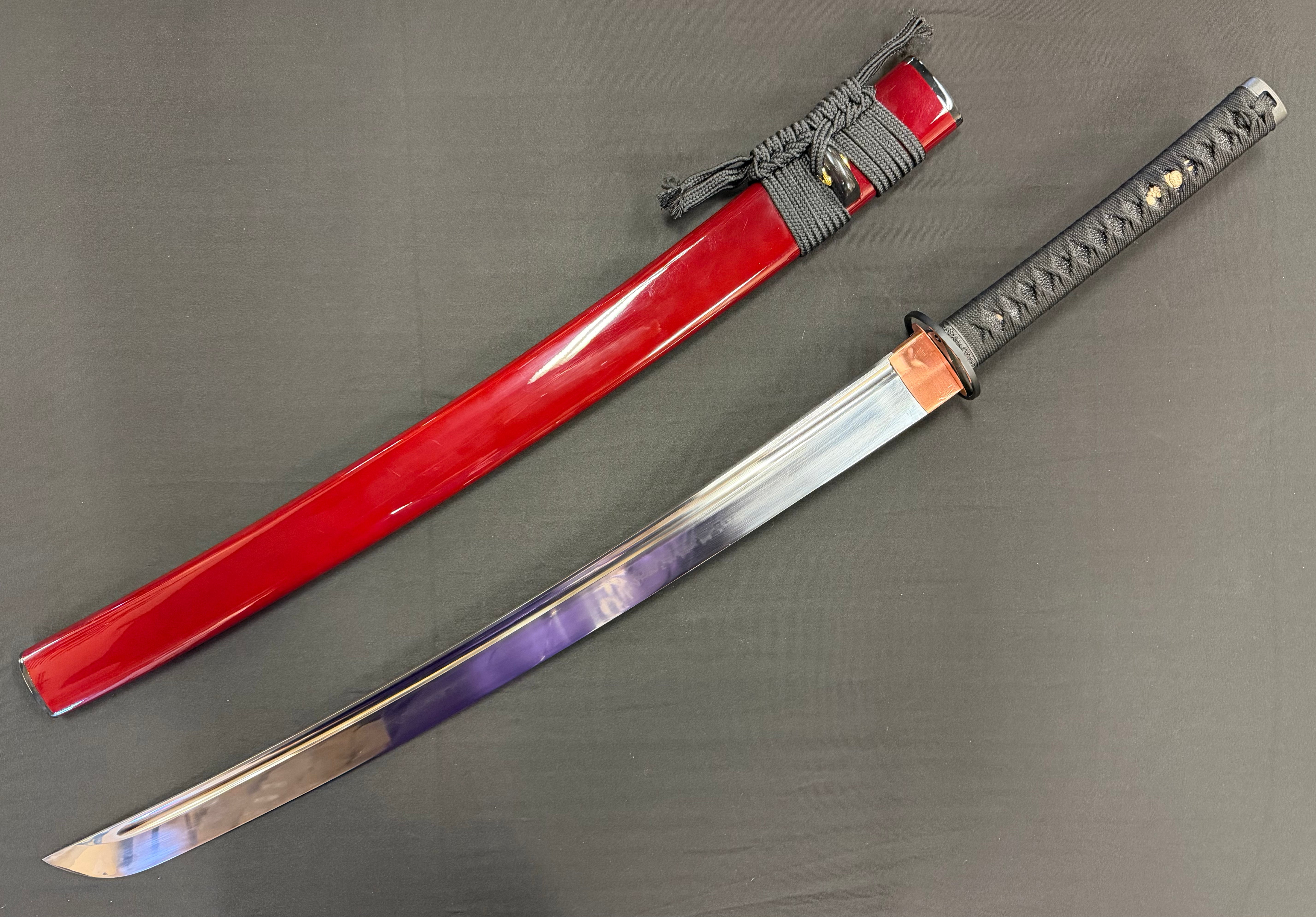 Legacy Steel O-Katana Titan Stout - Bo-hi, Choji Hamon, 1095 clay tempered