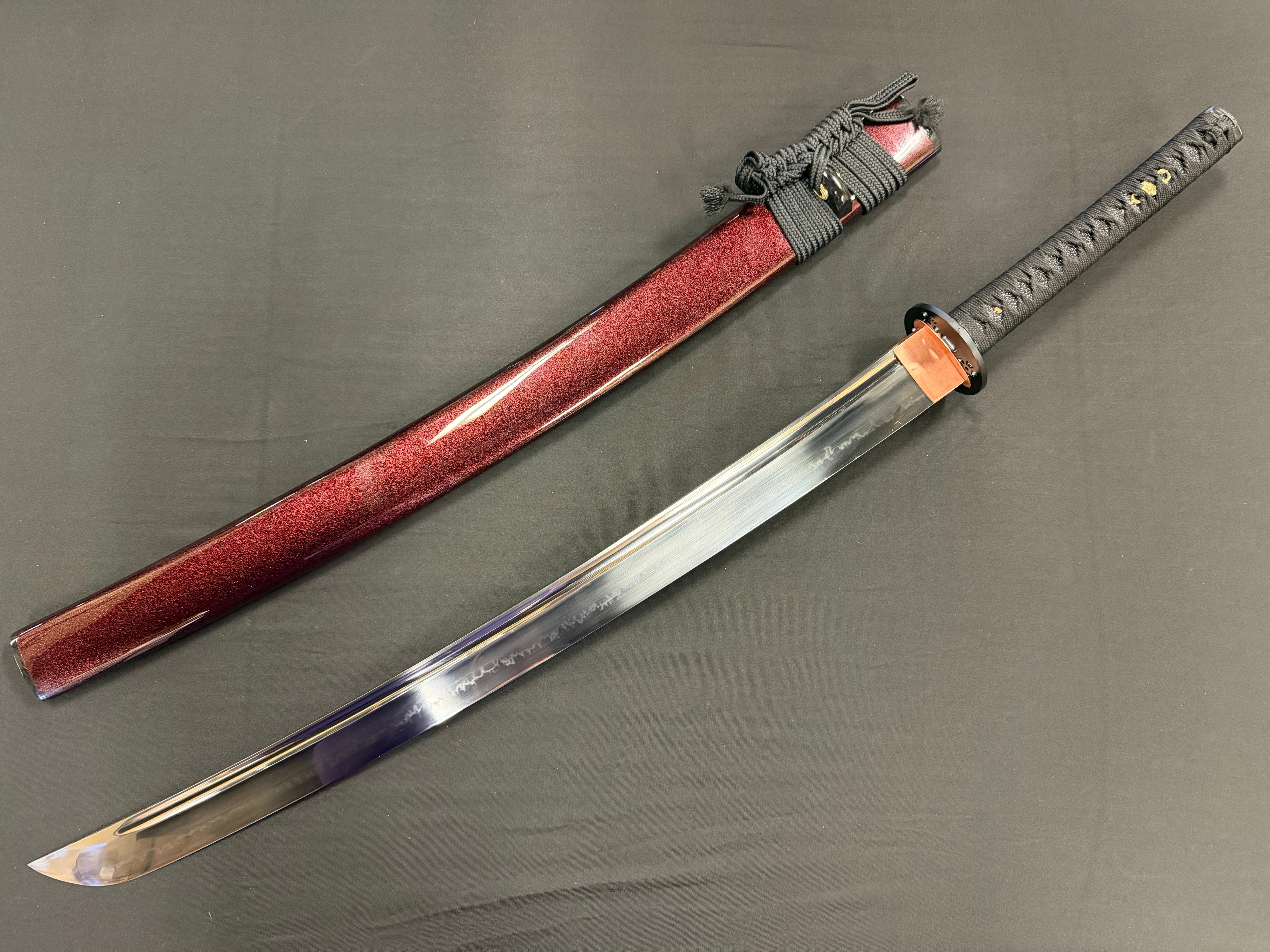 Legacy Steel O-Katana Titan Stout - Bo-hi, Choji Hamon, 1095 clay tempered