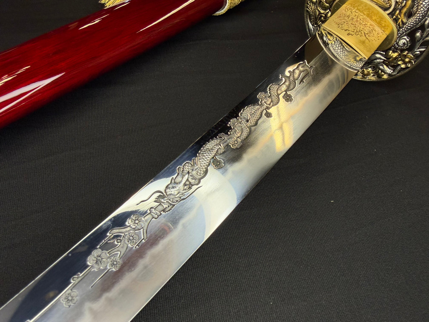 Phoenix Armory Katana - Scarlet Guardian Orishigane/Tamahagane Clay-Tempered Folded