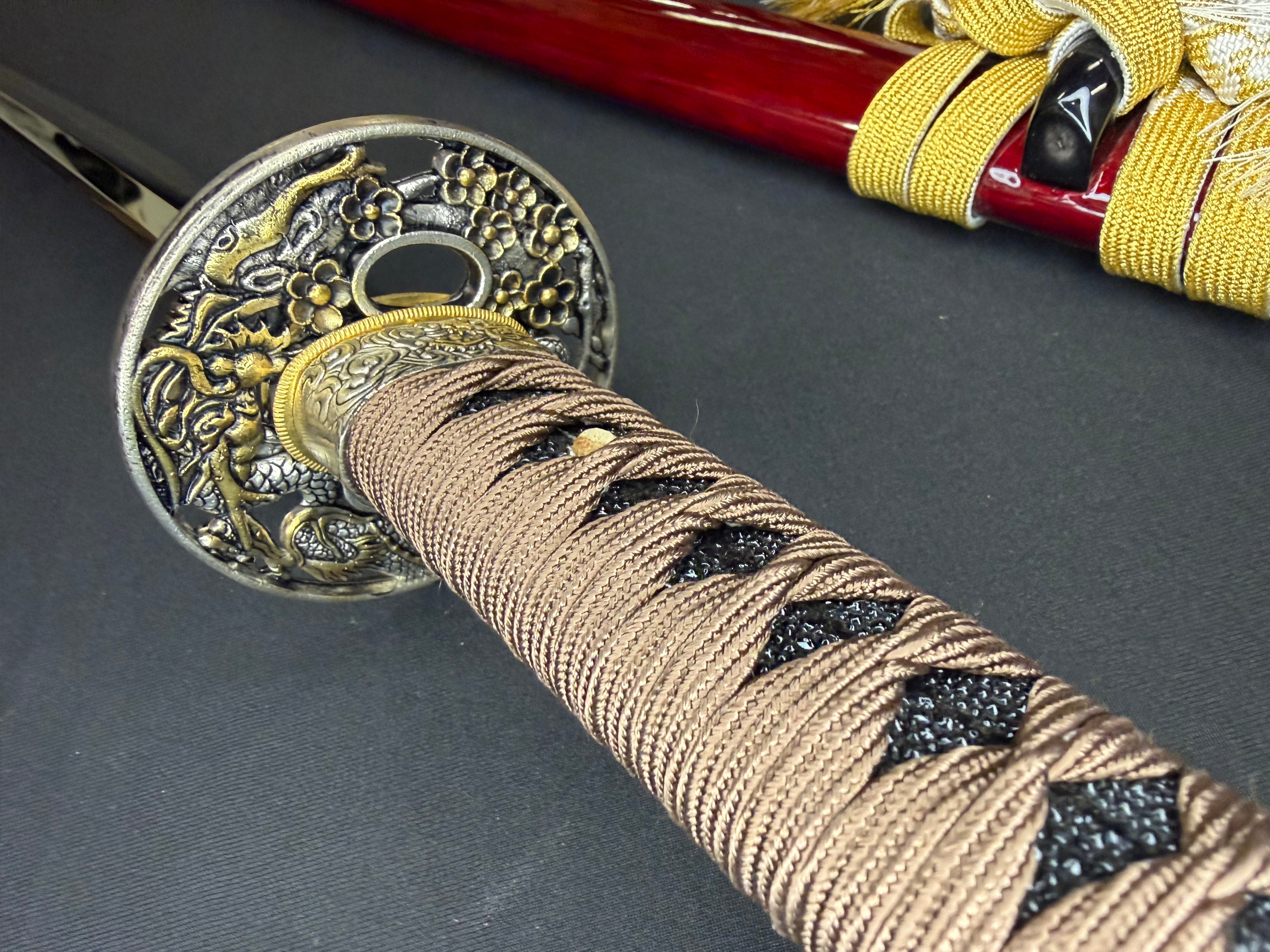 Phoenix Armory Katana - Scarlet Guardian Orishigane/Tamahagane Clay-Tempered Folded