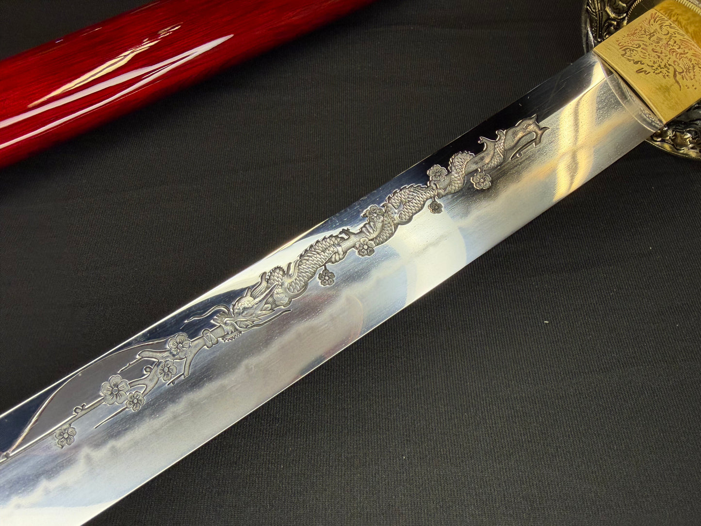 Phoenix Armory Katana - Scarlet Guardian Orishigane/Tamahagane Clay-Tempered Folded