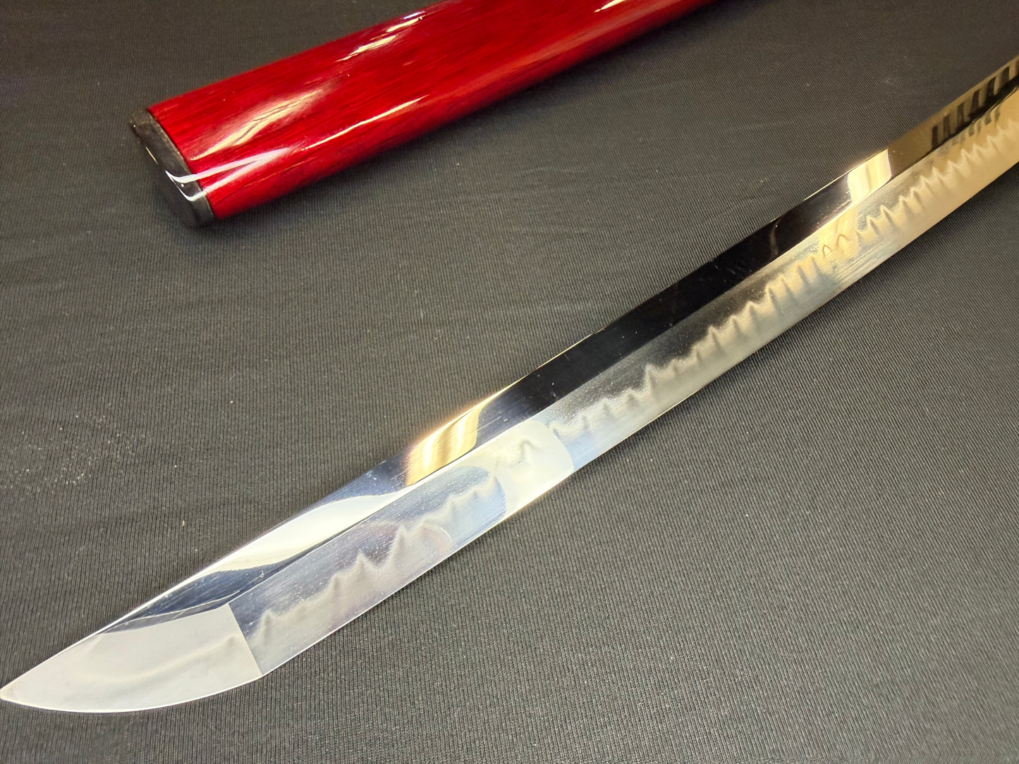 Phoenix Armory Katana - Scarlet Guardian Orishigane/Tamahagane Clay-Tempered Folded