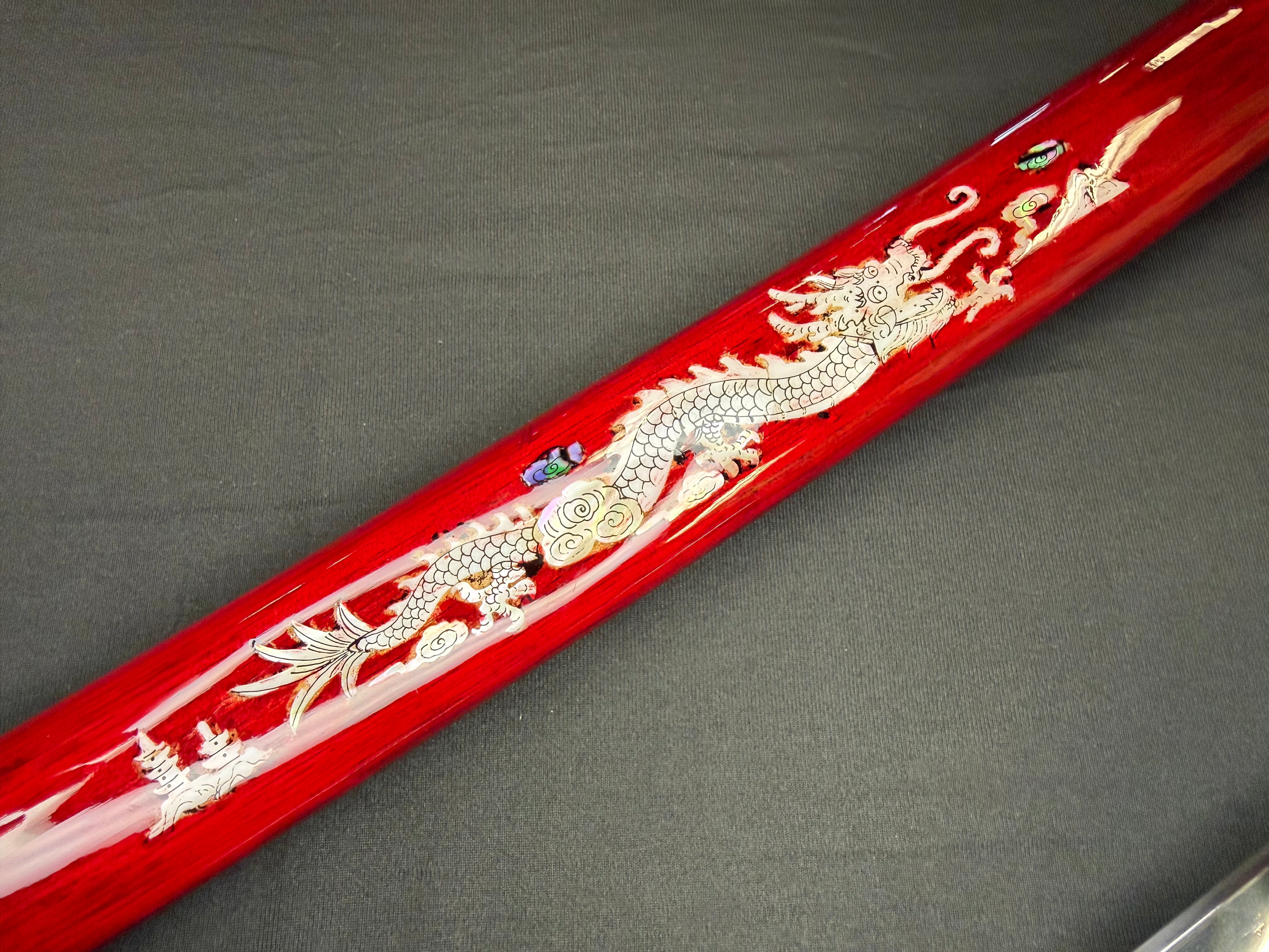 Phoenix Armory Katana - Scarlet Guardian Orishigane/Tamahagane Clay-Tempered Folded