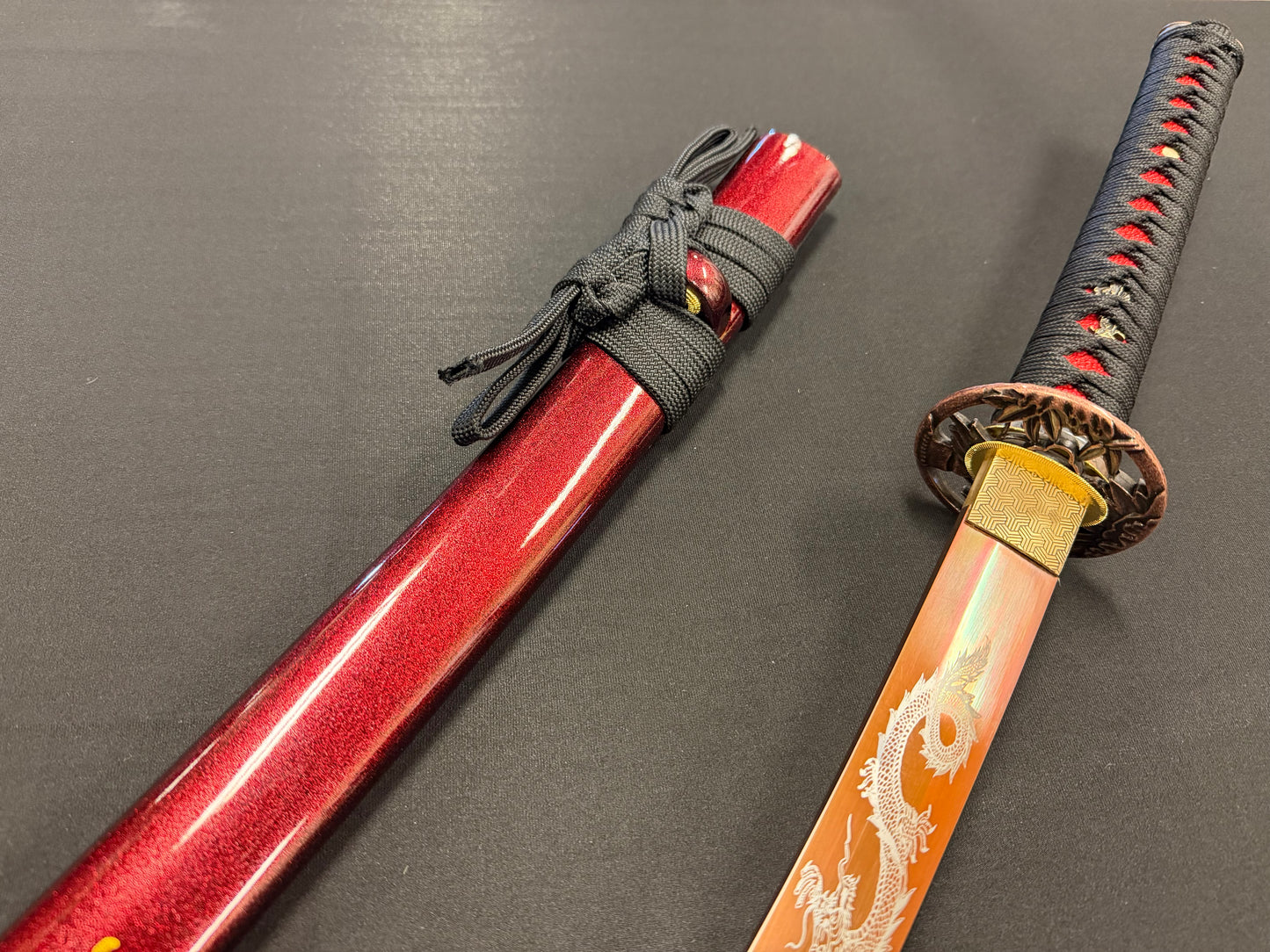Phoenix Armory Katana - Crimson Skies 65Mn