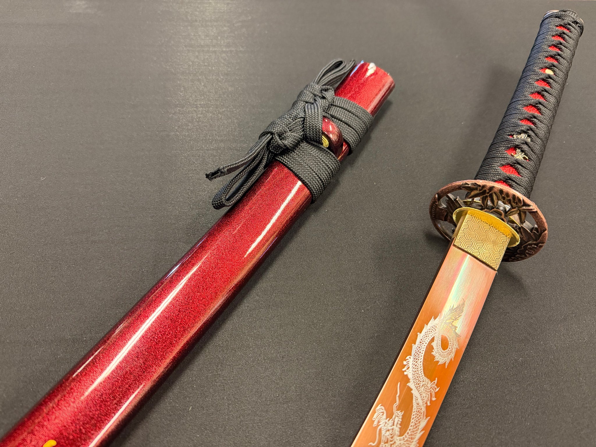 Phoenix Armory Katana - Crimson Skies 65Mn