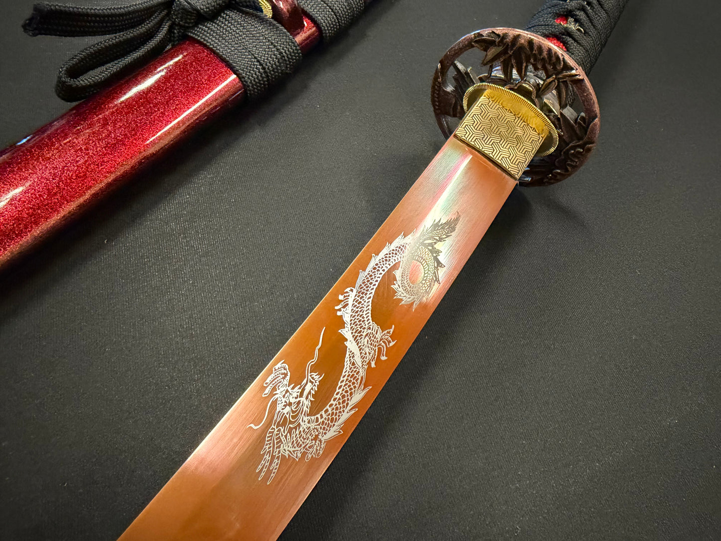 Phoenix Armory Katana - Crimson Skies 65Mn