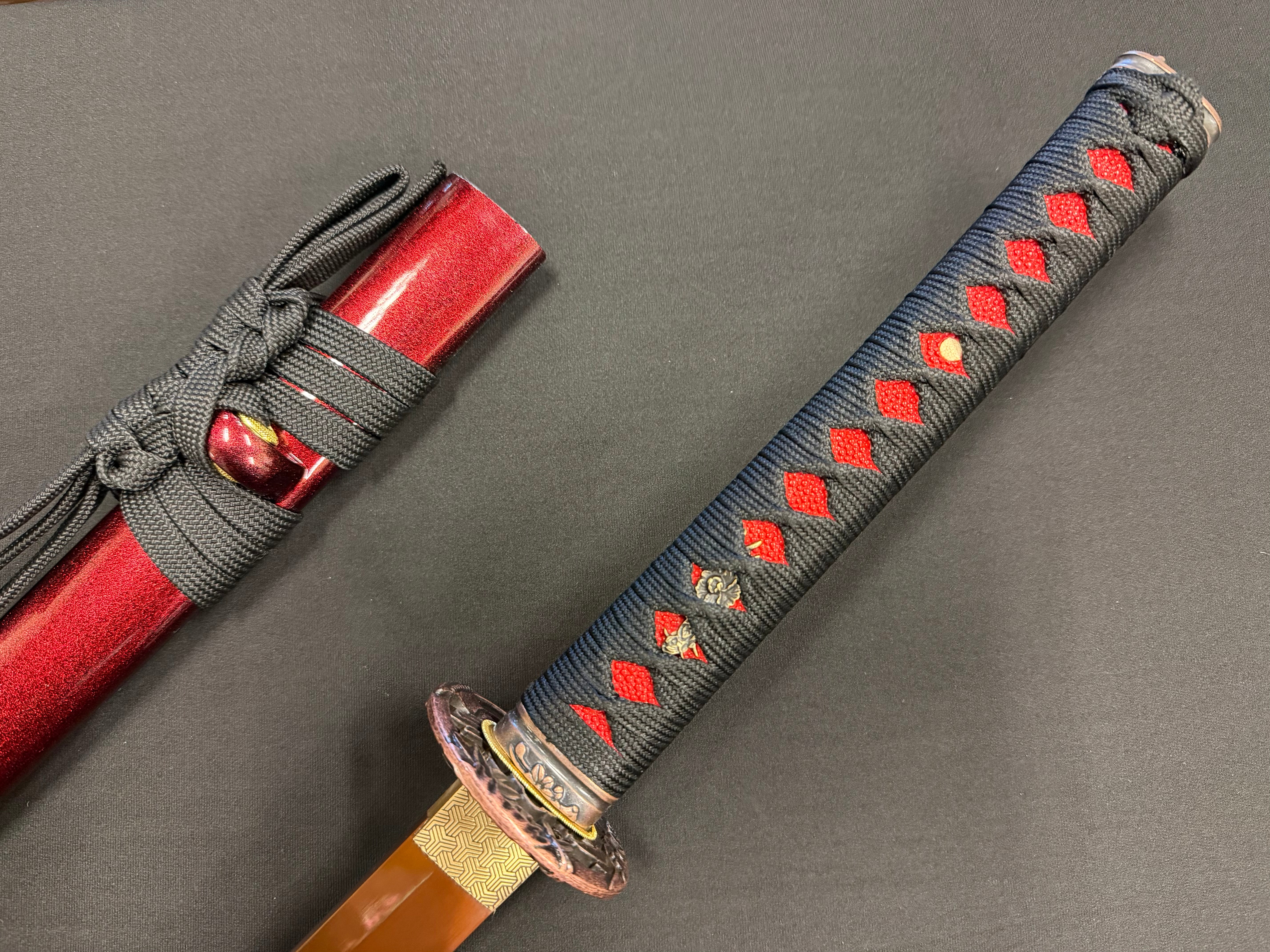 Phoenix Armory Katana - Crimson Skies 65Mn