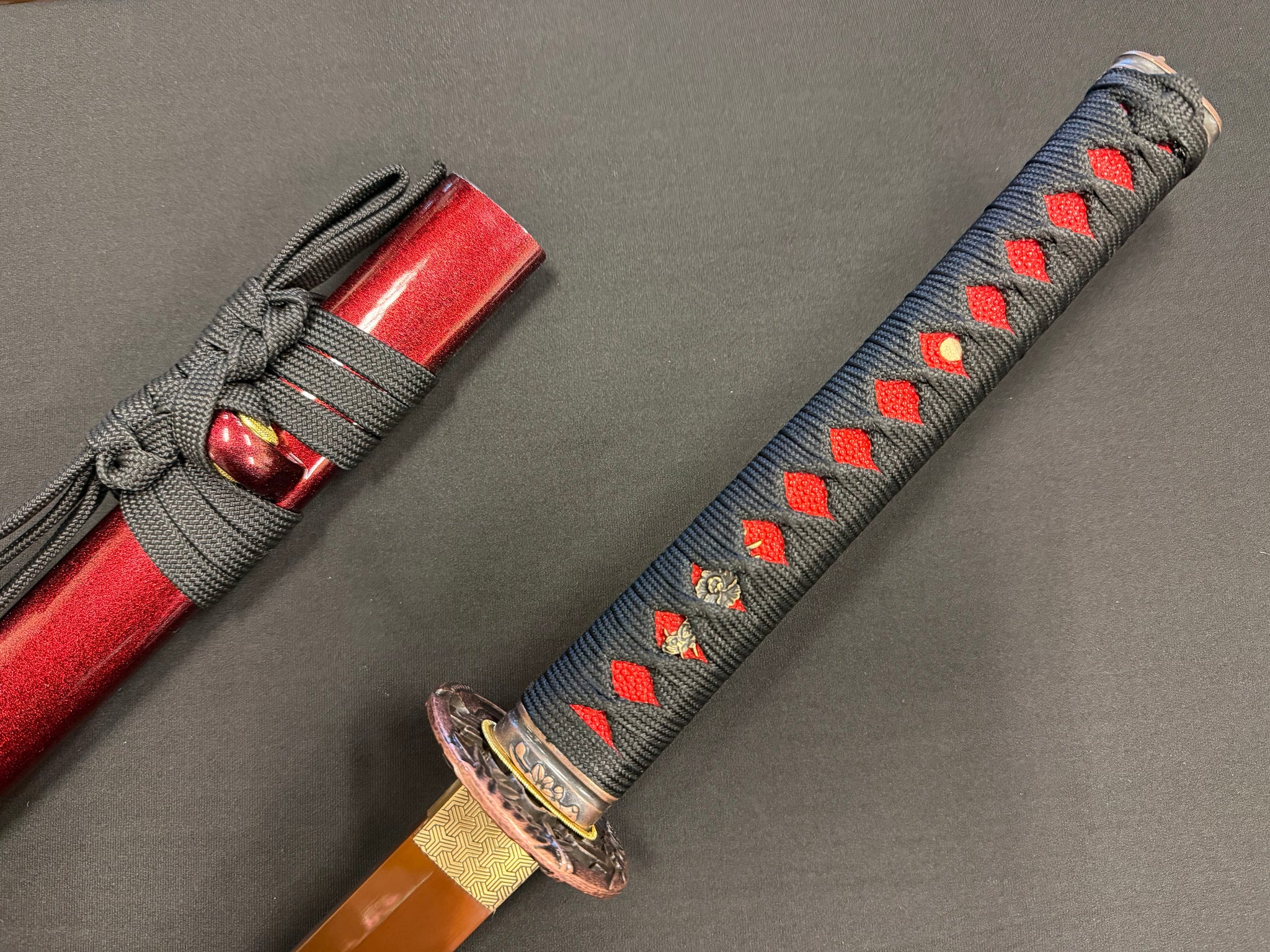 Phoenix Armory Katana - Crimson Skies 65Mn