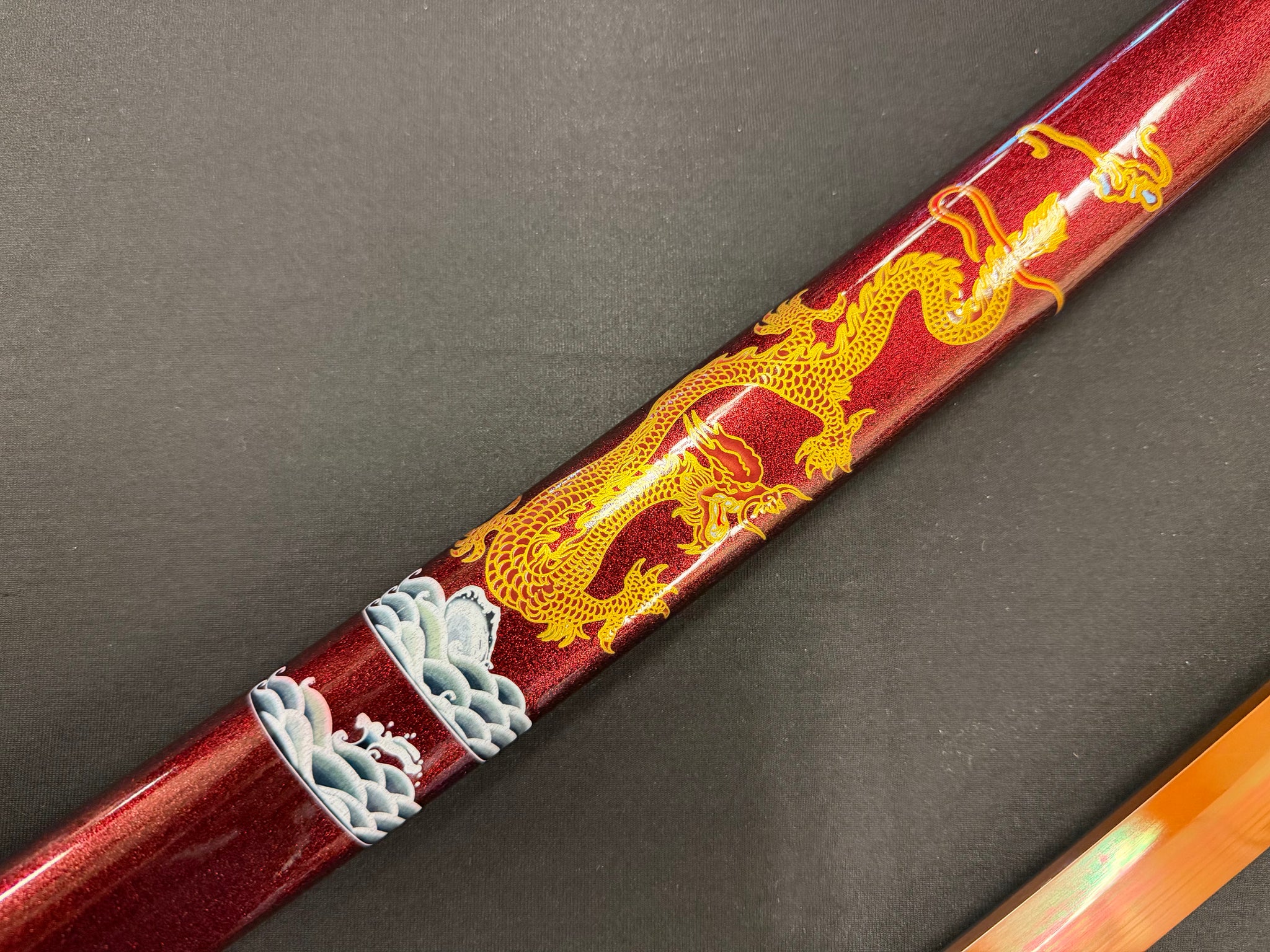 Phoenix Armory Katana - Crimson Skies 65Mn