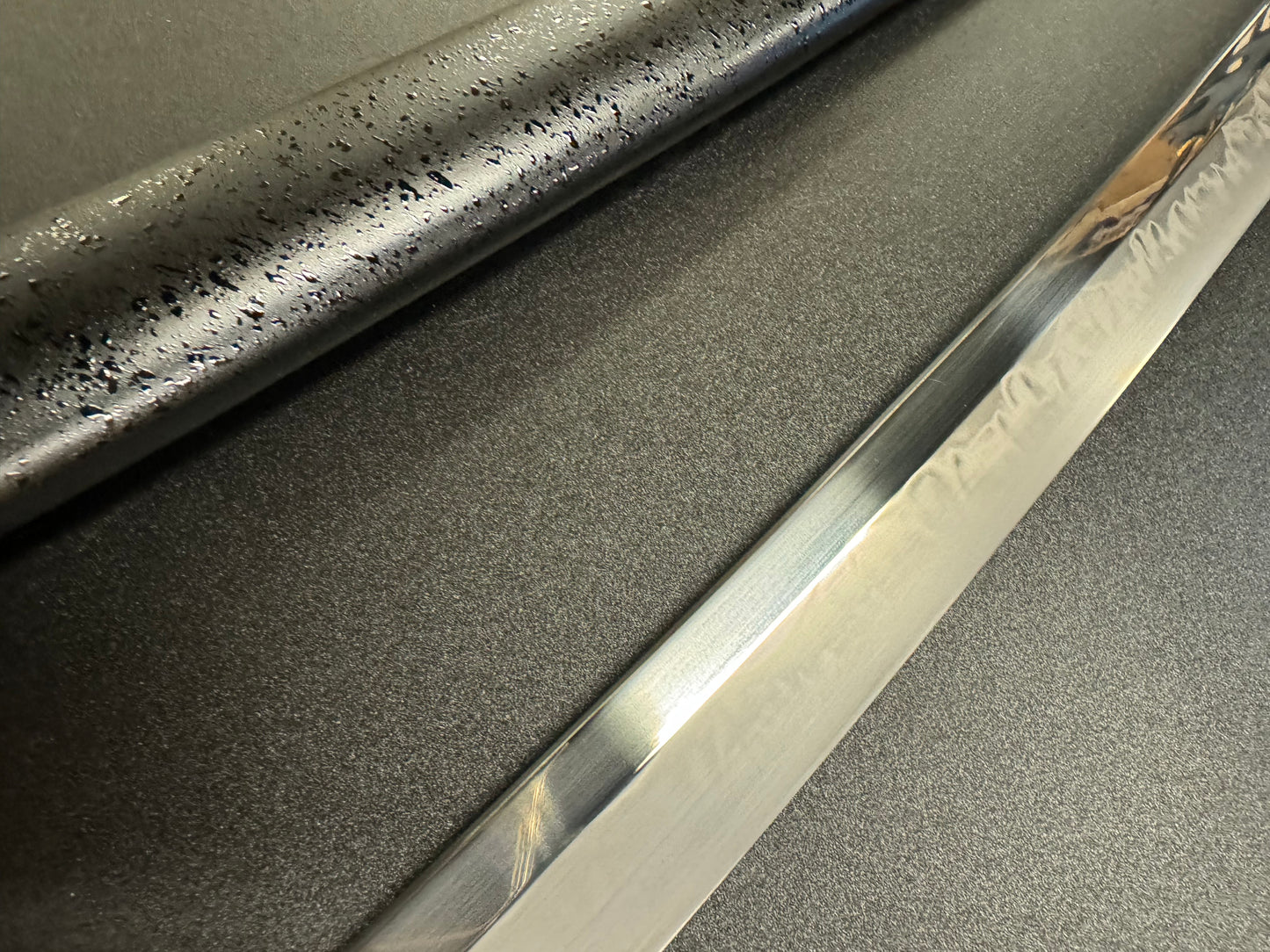 Legacy Blades Golden Mantis Katana 1095 Horimono Engraving