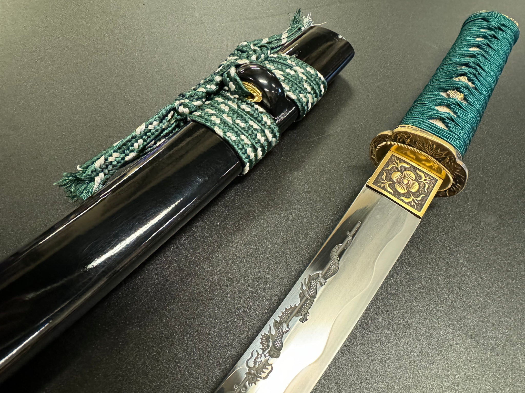 MADE TO ORDER Phoenix Armory Dragonspear Horimono Tanto T10 Shobu Zukuri