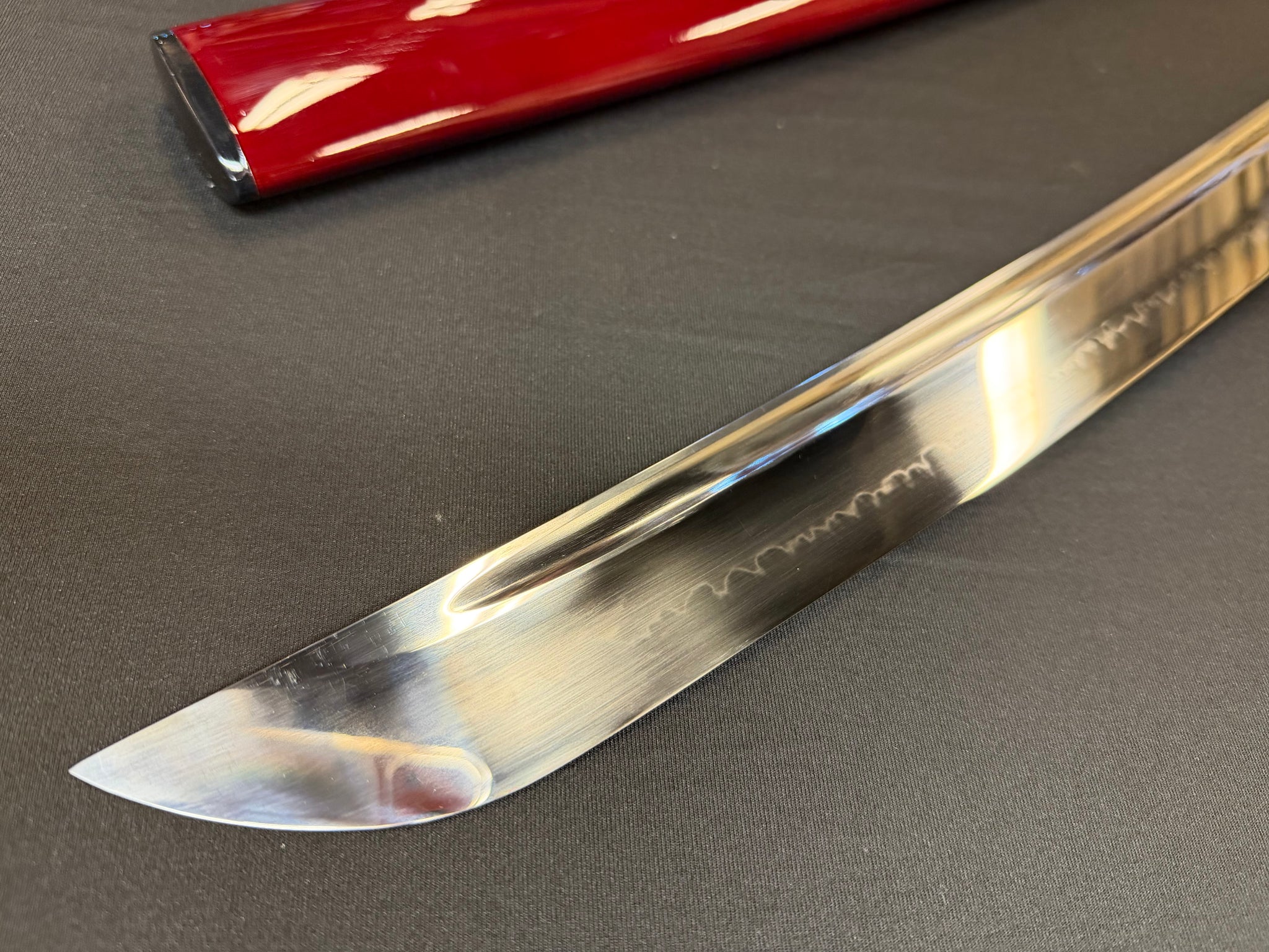 Legacy Steel O-Katana Titan Stout - Bo-hi, Choji Hamon, 1095 clay tempered