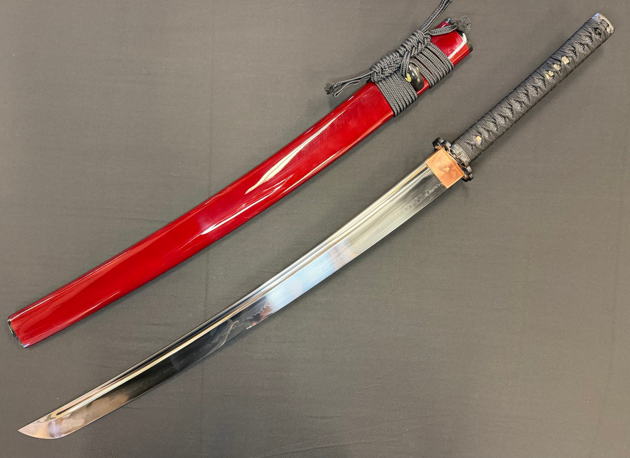 Legacy Steel O-Katana Titan Stout - Bo-hi, Choji Hamon, 1095 clay tempered