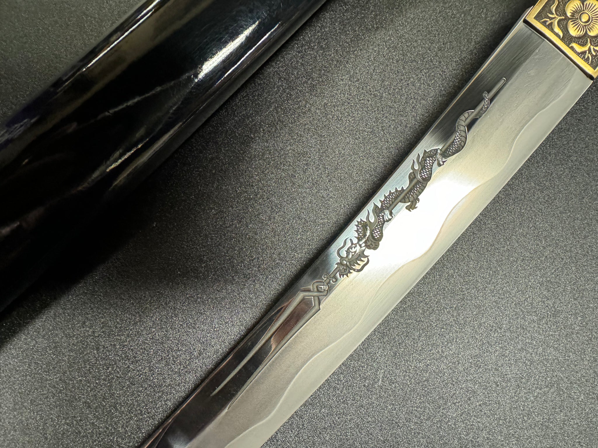 MADE TO ORDER Phoenix Armory Dragonspear Horimono Tanto T10 Shobu Zukuri