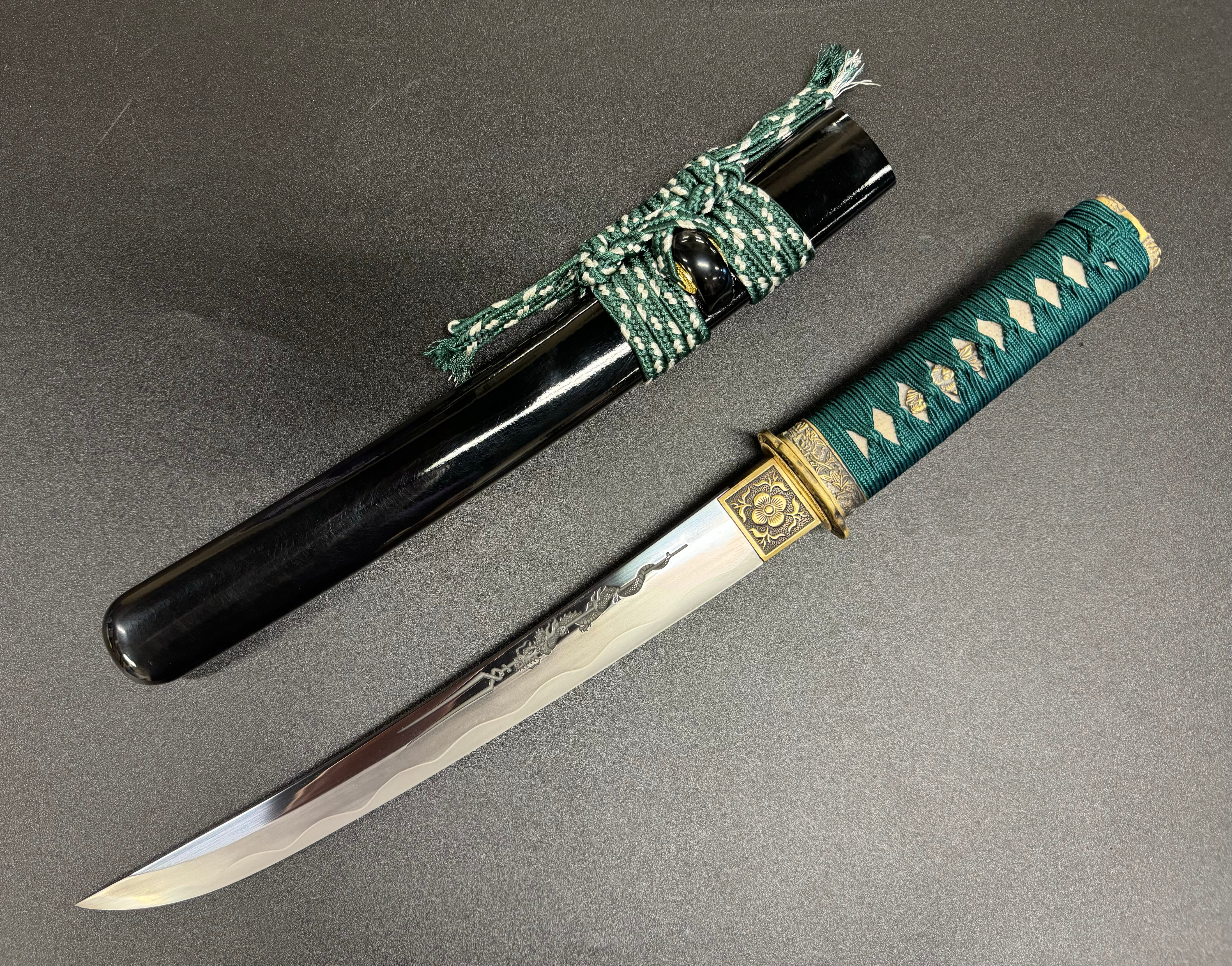 MADE TO ORDER Phoenix Armory Dragonspear Horimono Tanto T10 Shobu Zukuri