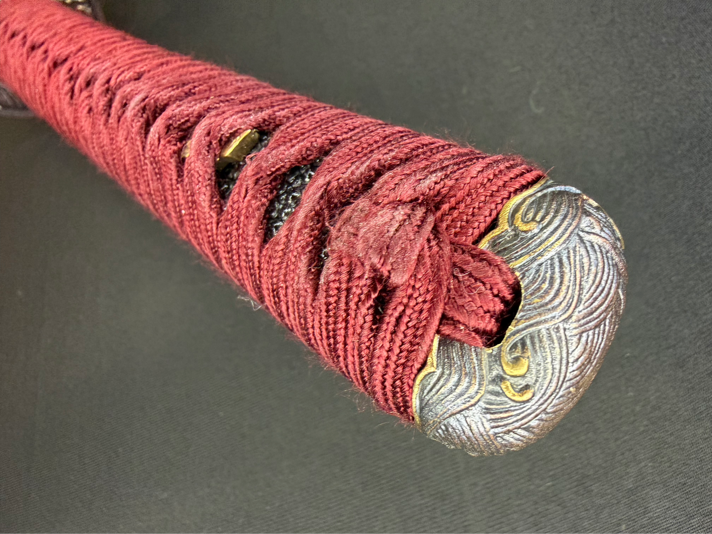 Legacy Steel Katana - Crimson Waves - Forged Traditional Sanmai