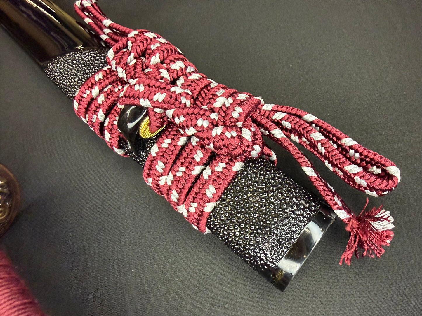 Legacy Steel Katana - Crimson Waves - Forged Traditional Sanmai