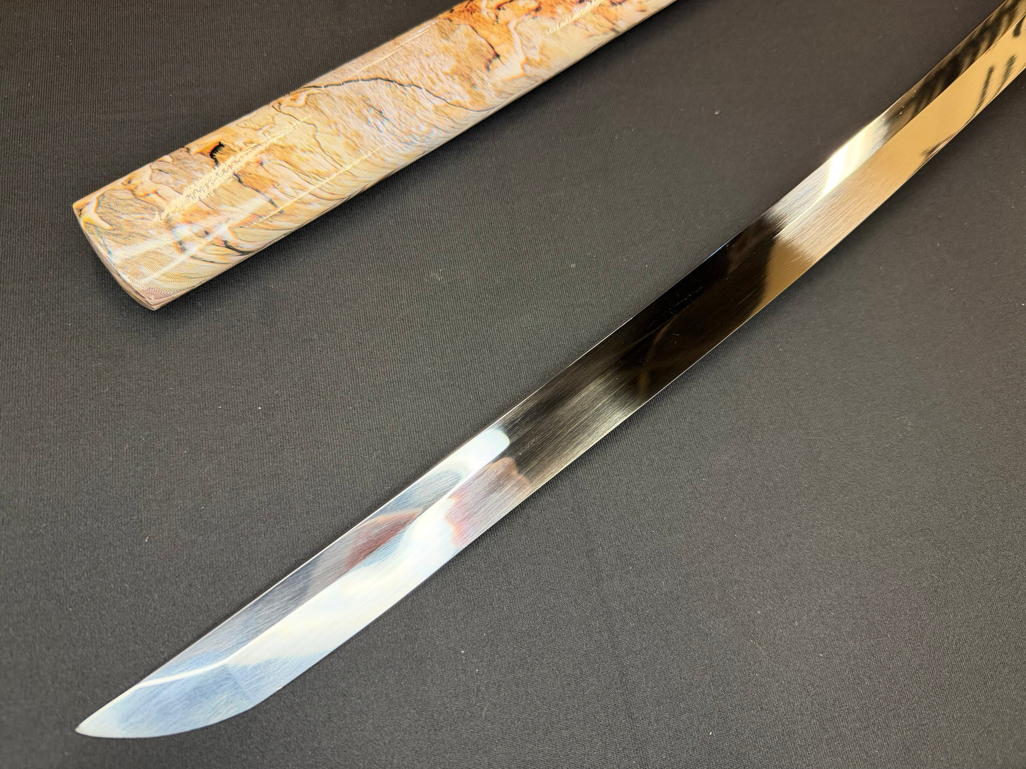 Cloudhammer Katana -  Autumn Sunburst  Special Edition - s5 low molybdenum Taiwan variant shock steel