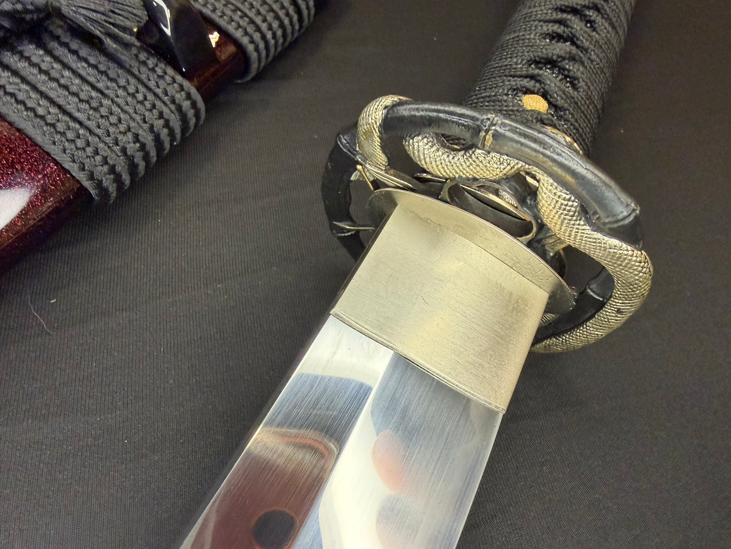 Legacy Steel Katana - Crimson Viper Osoraku 1095 Carbon Steel Clay Tempered