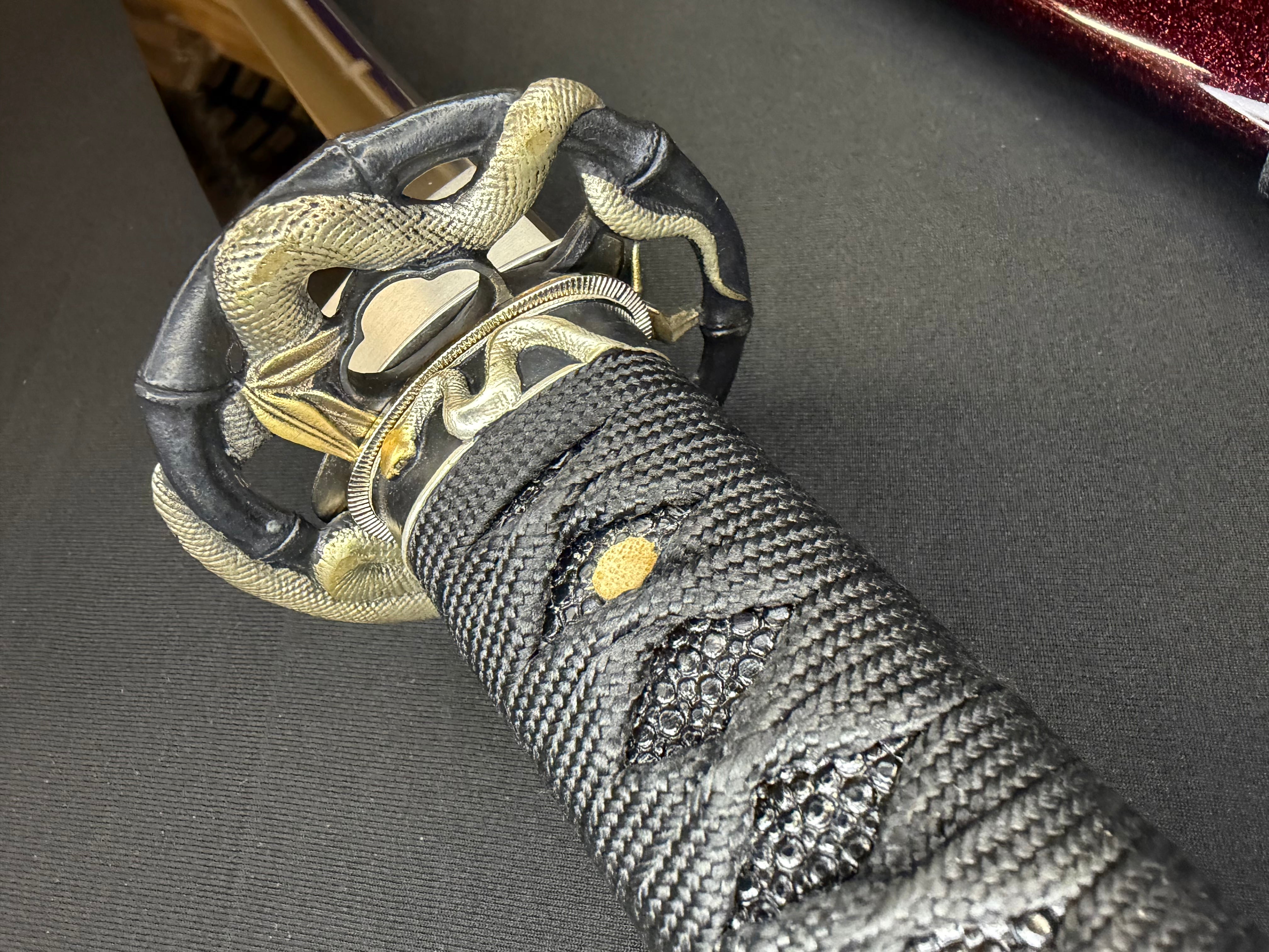 Legacy Steel Katana - Crimson Viper Osoraku 1095 Carbon Steel Clay Tempered