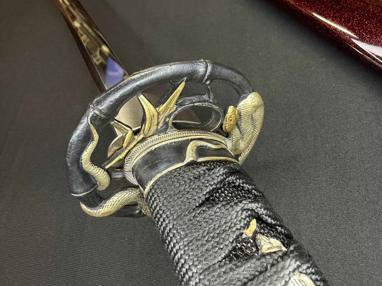 Legacy Steel Katana - Crimson Viper Osoraku 1095 Carbon Steel Clay Tempered