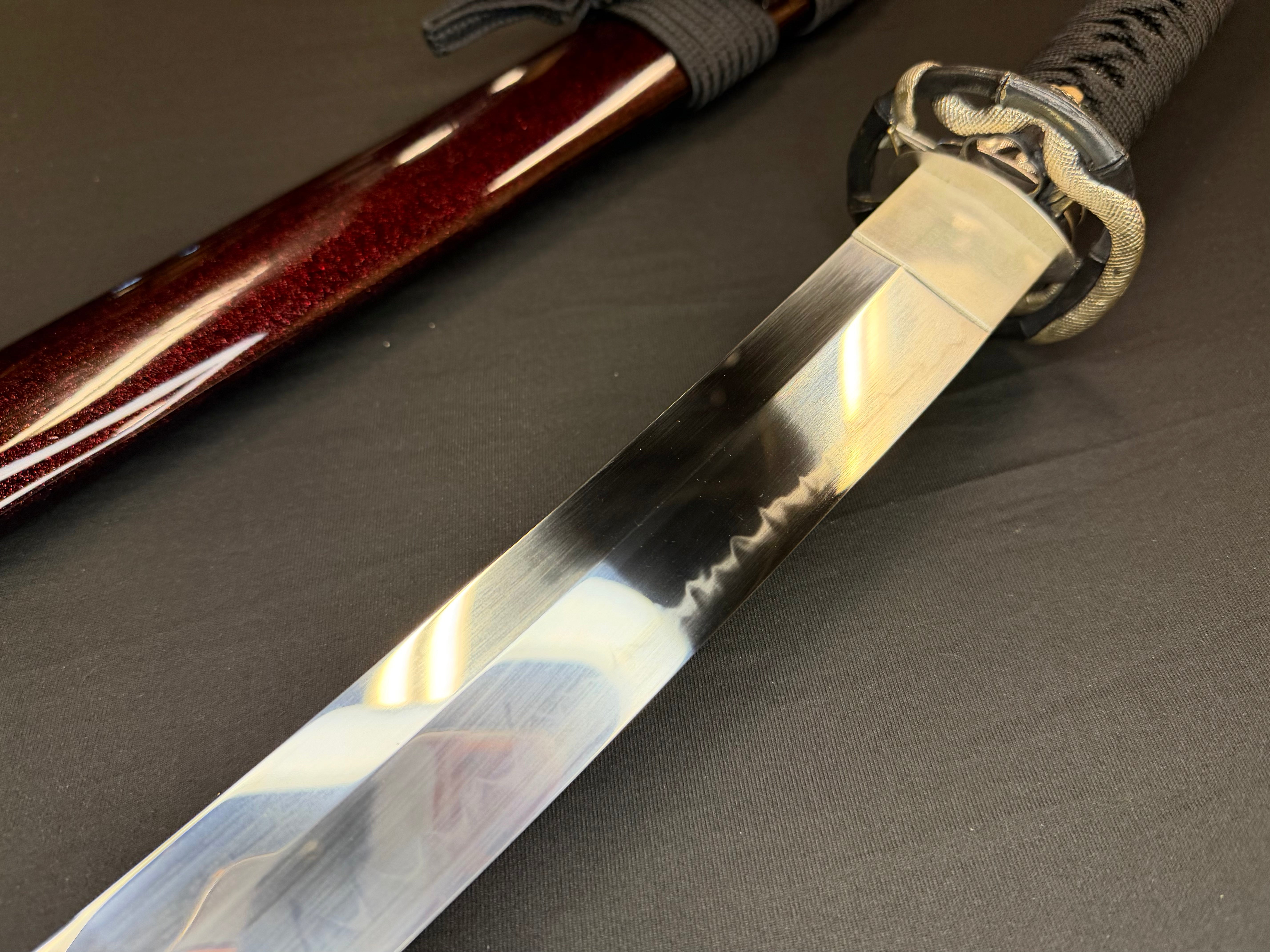 Legacy Steel Katana - Crimson Viper Osoraku 1095 Carbon Steel Clay Tempered