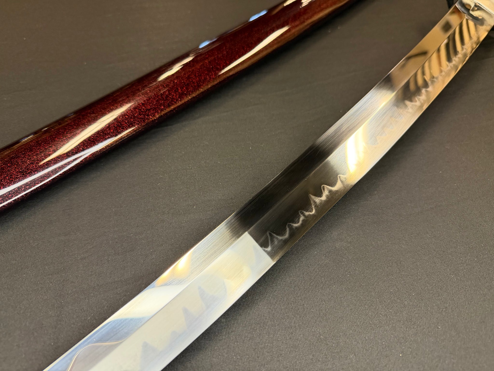 Legacy Steel Katana - Crimson Viper Osoraku 1095 Carbon Steel Clay Tempered