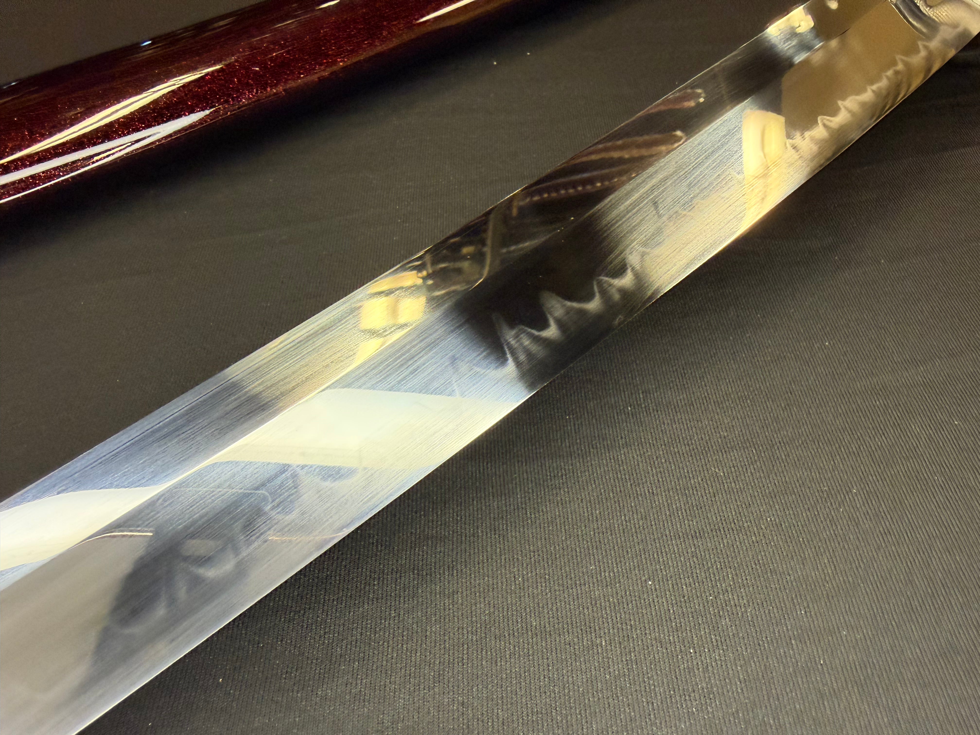 Legacy Steel Katana - Crimson Viper Osoraku 1095 Carbon Steel Clay Tempered