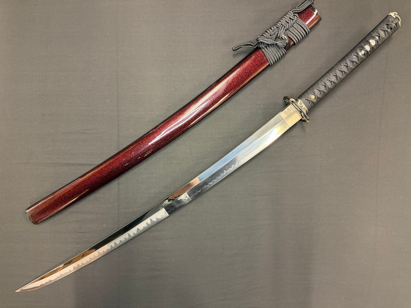 Legacy Steel Katana - Crimson Viper Osoraku 1095 Carbon Steel Clay Tempered