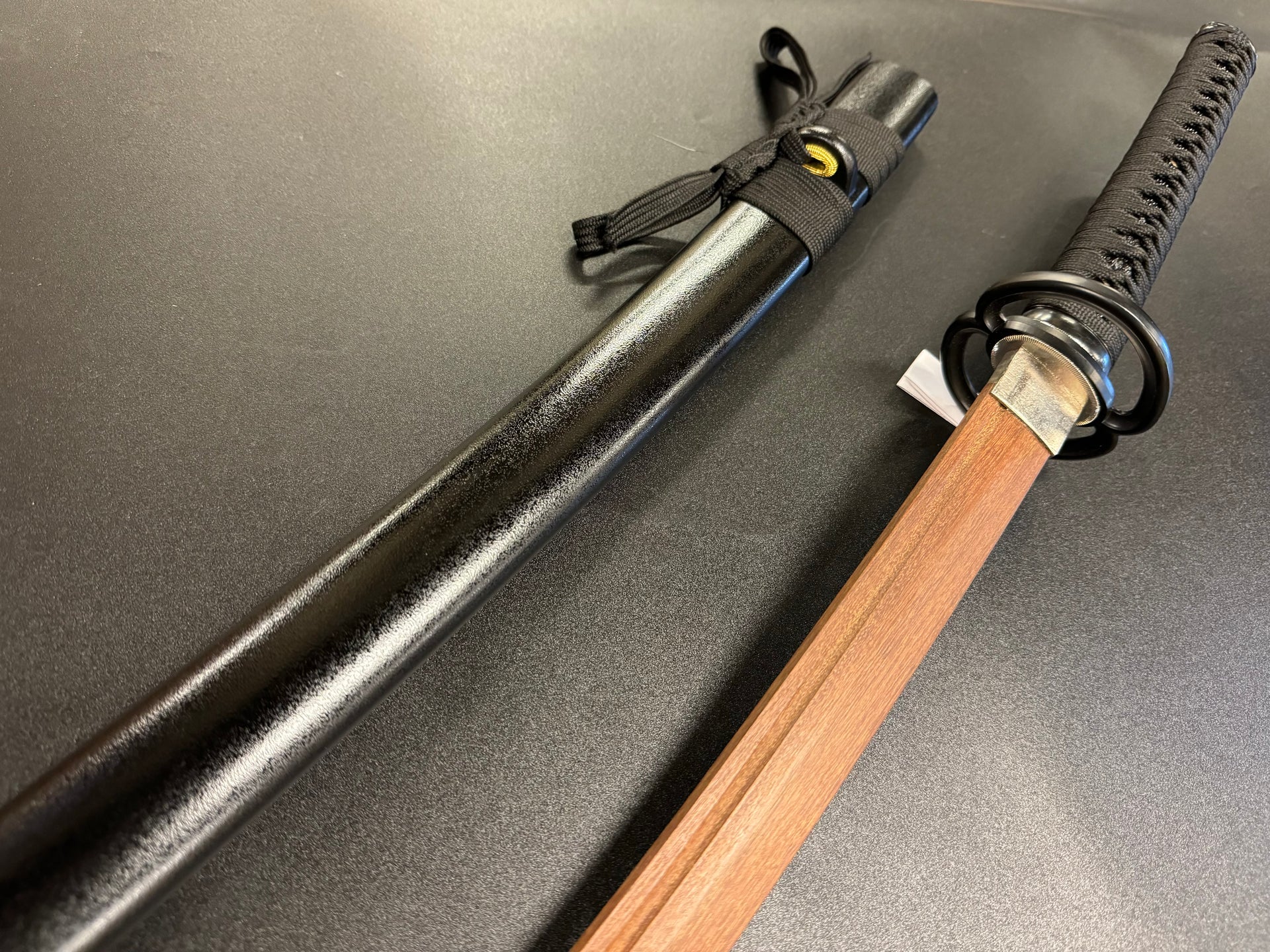 Phoenix Arms Takemitsu Katana - Black Musashi Wood Blade – RVA Katana