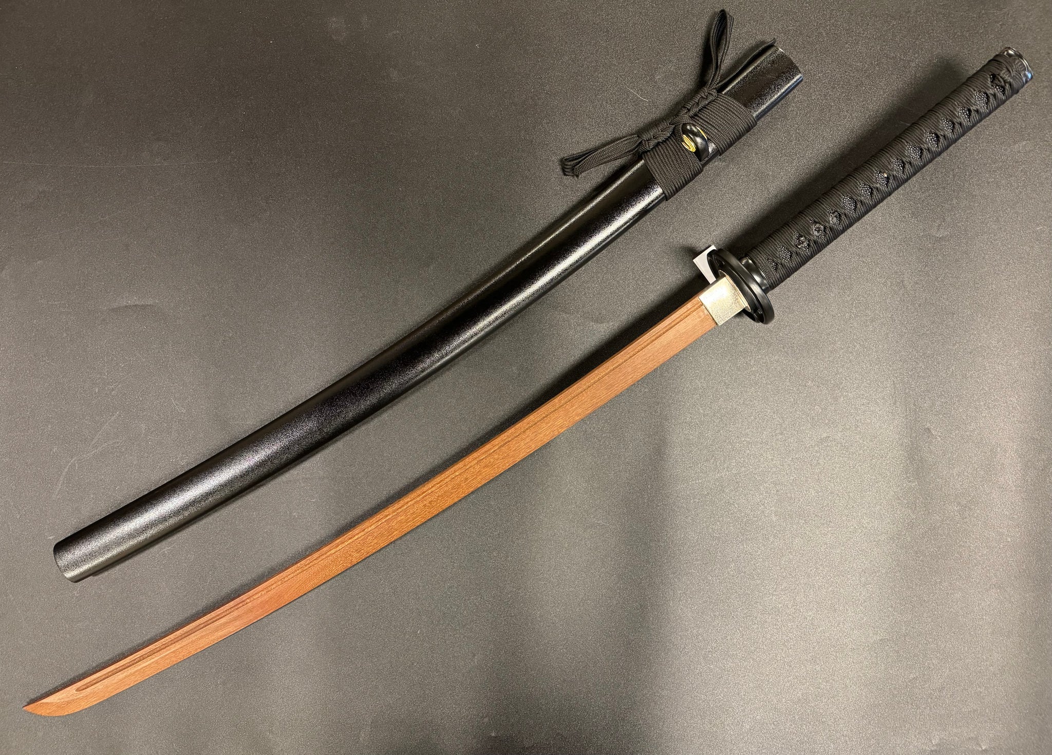 Phoenix Arms Takemitsu Katana - Black Musashi Wood Blade