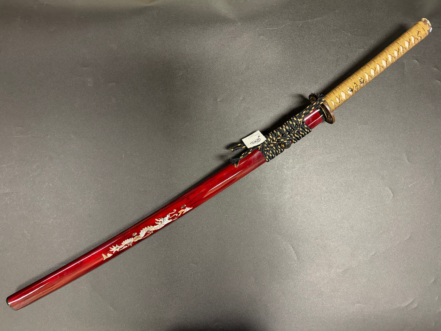 Phoenix Arms Katana - Crimson Dragon Tamagahane/Orishigane Horimono