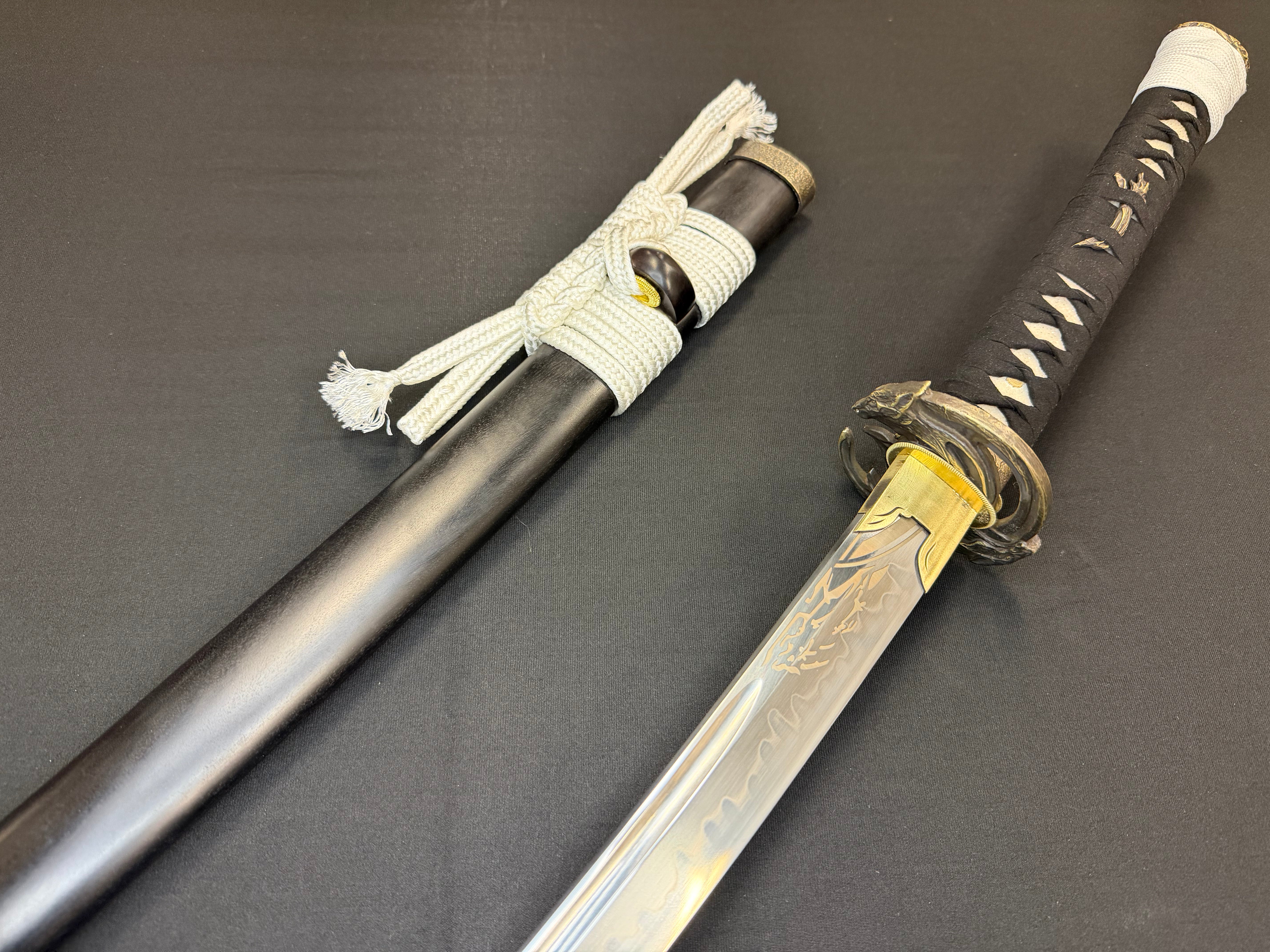 Phoenix Armory Katana - Ghost of Yotei Lone Wolf Father Sword T10