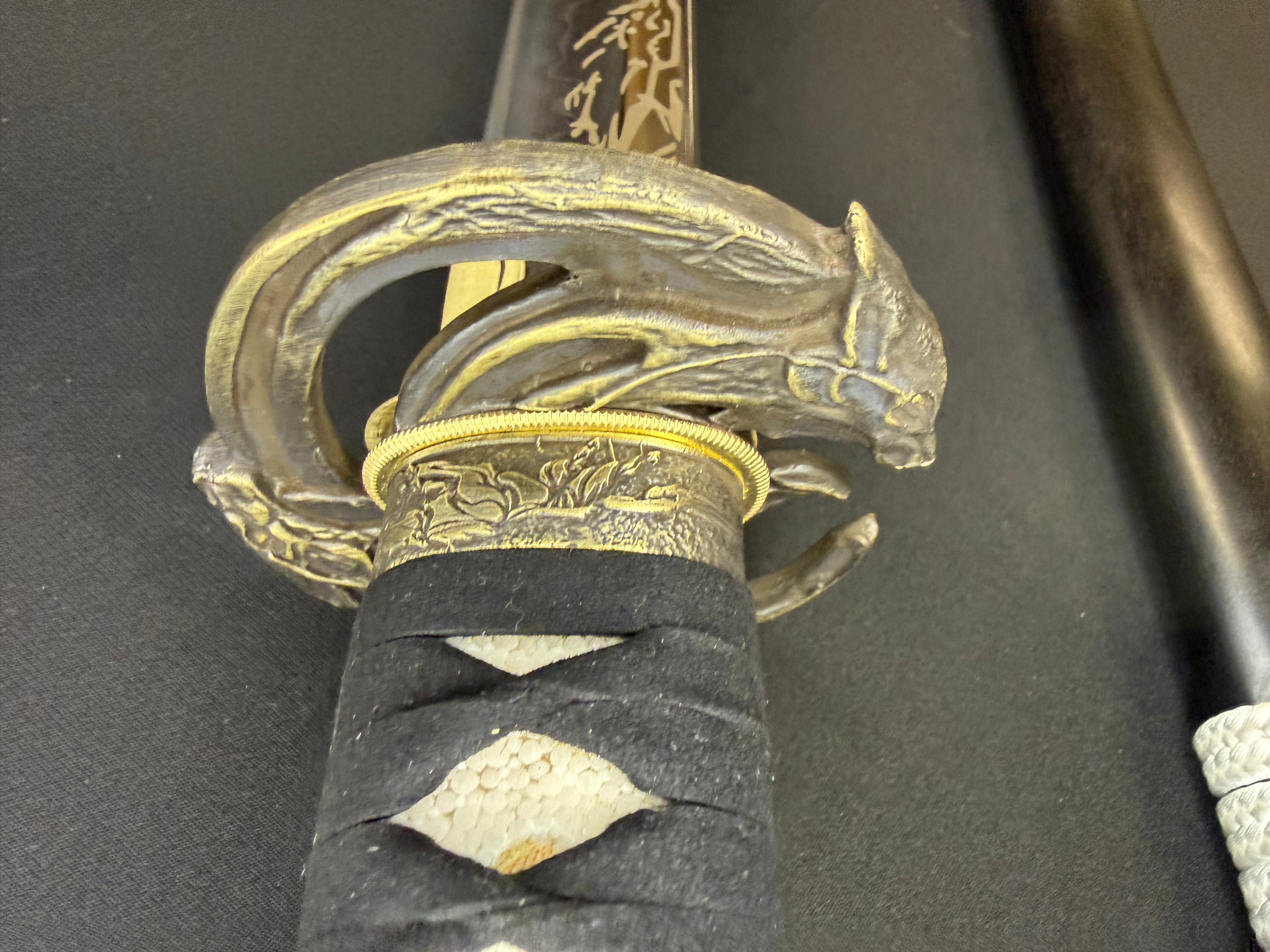 Phoenix Armory Katana - Ghost of Yotei Lone Wolf Father Sword T10