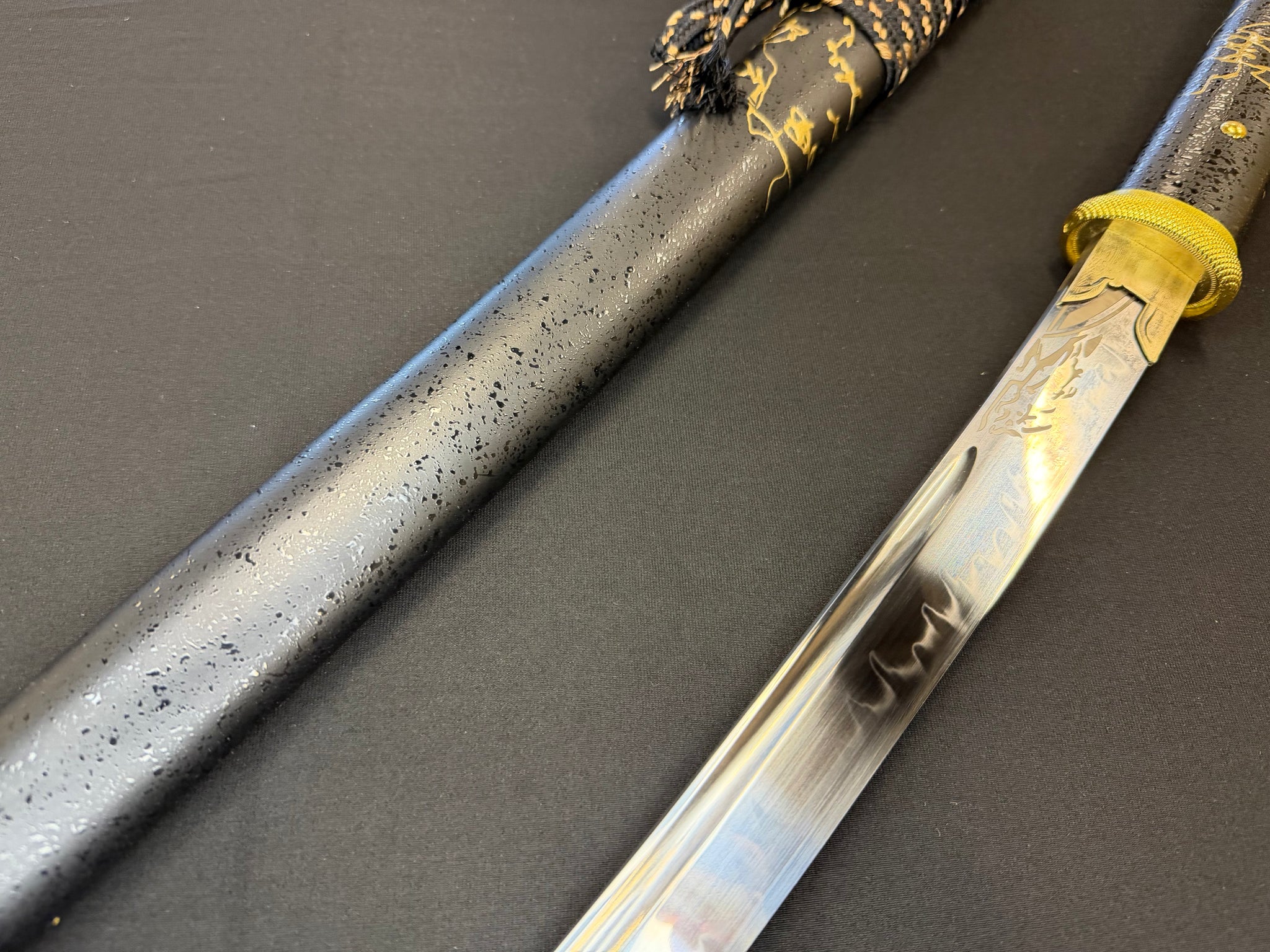 Phoenix Armory Katana - Ghost of Yotei Gilded Night T10