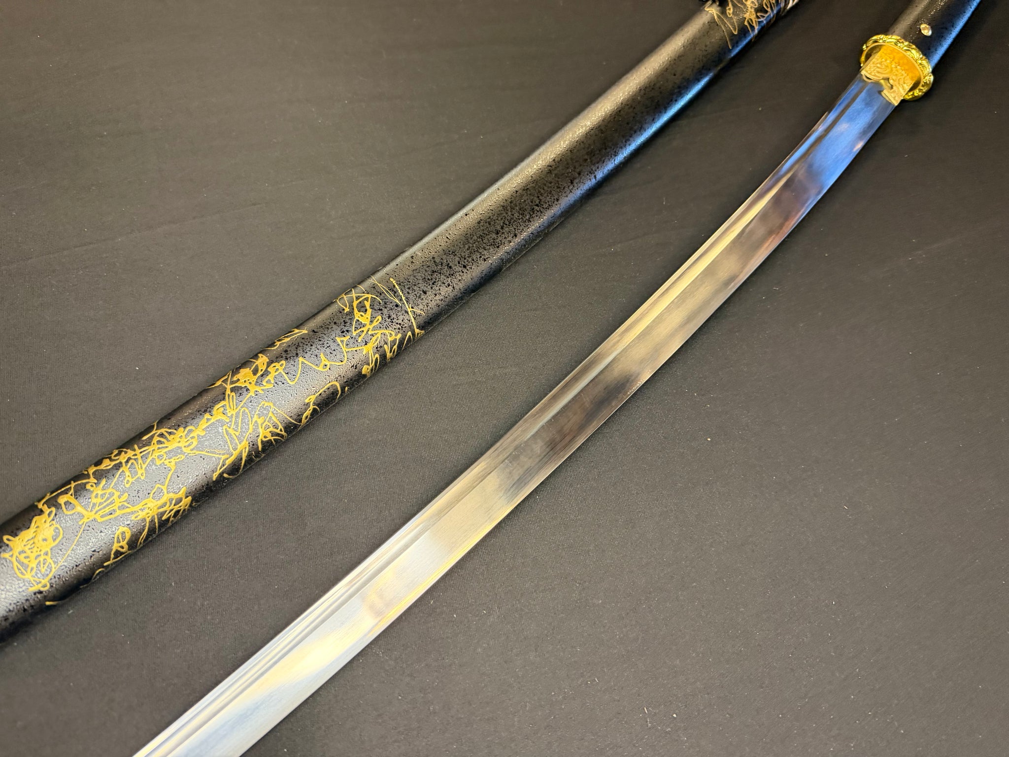 Phoenix Armory Katana - Ghost of Yotei Gilded Night 65Mn
