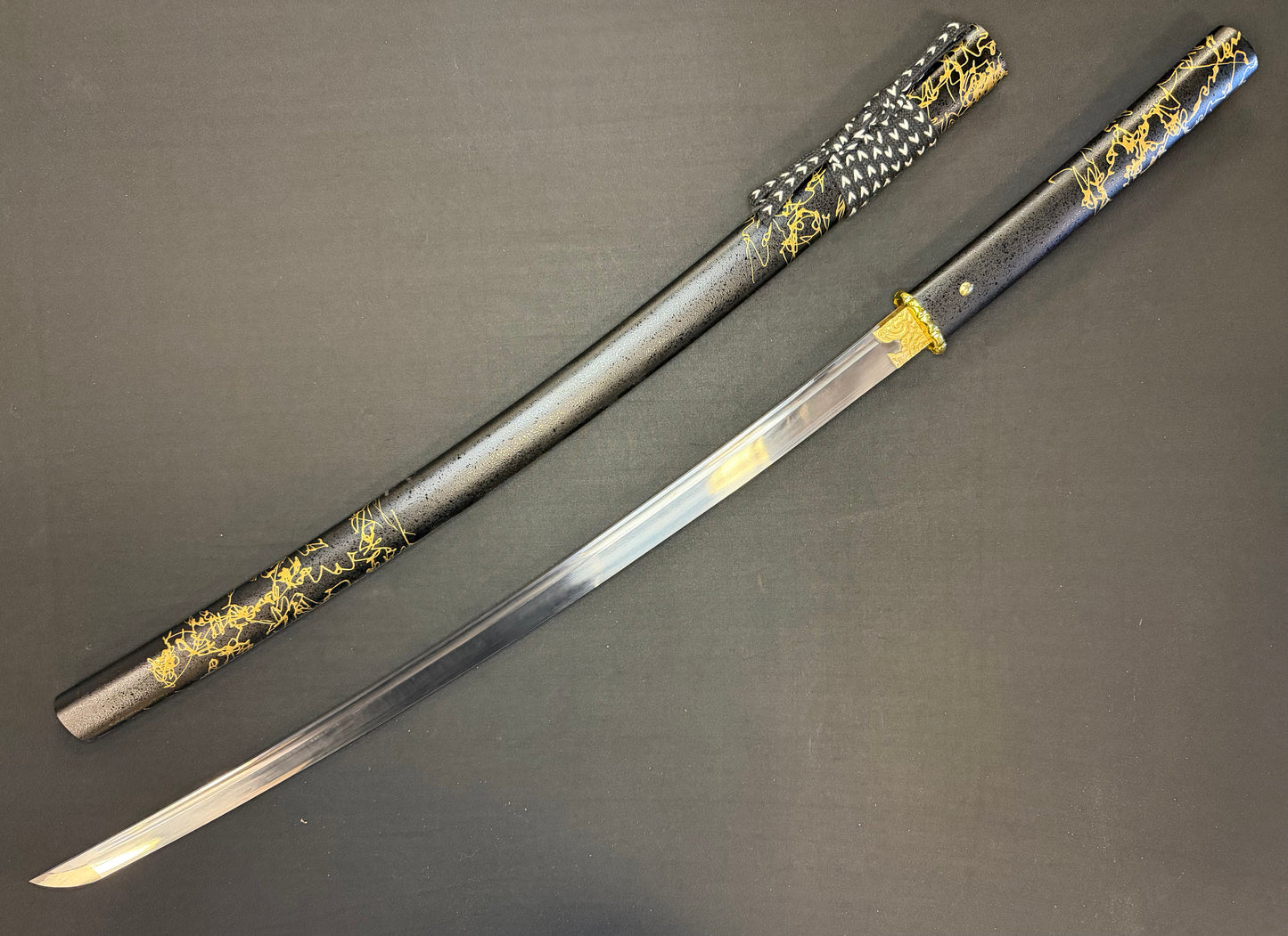 Phoenix Armory Katana - Ghost of Yotei Gilded Night 65Mn