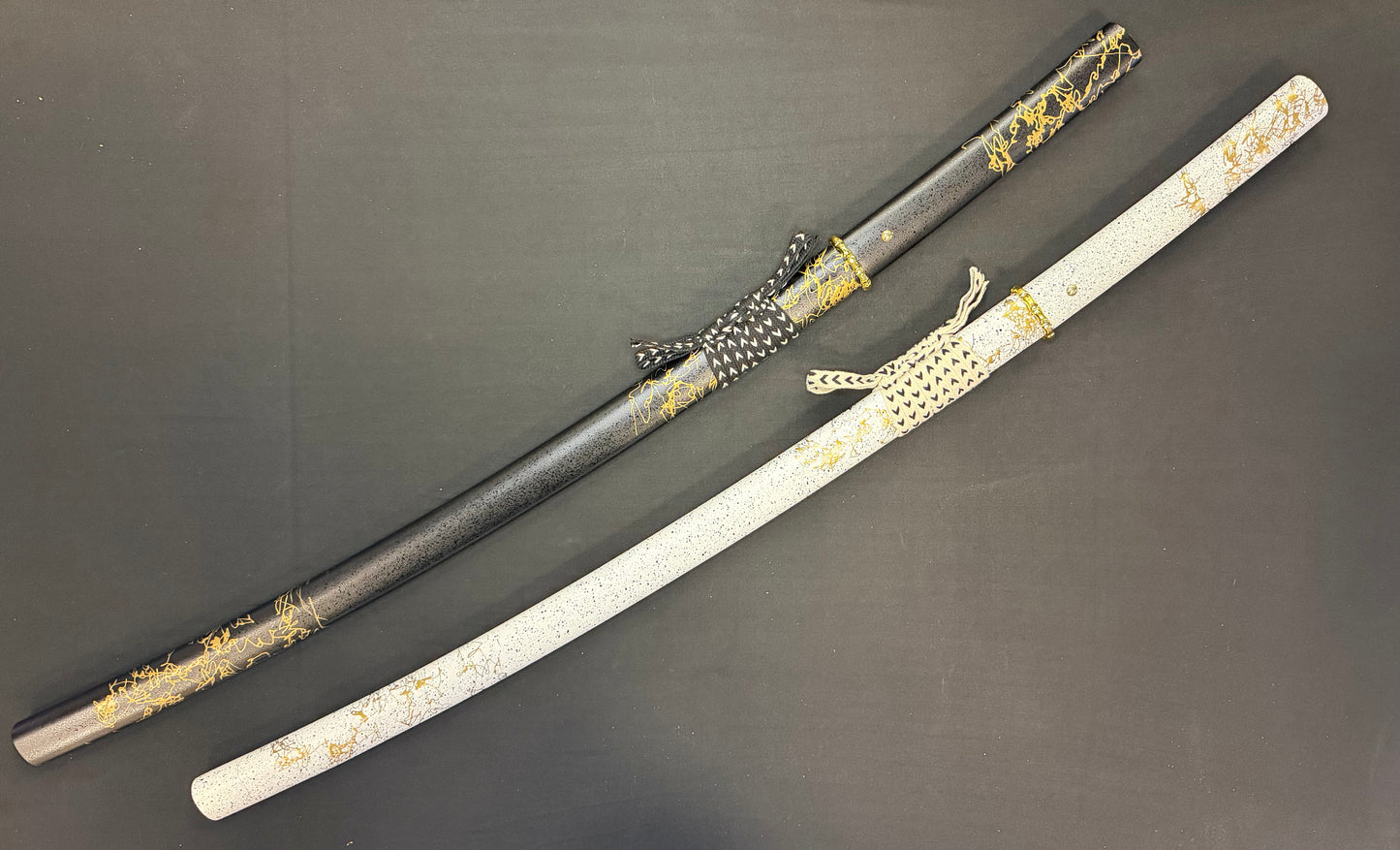 Phoenix Armory Katana - Ghost of Yotei Gilded Dawn and Gilded Night Two Sword Set 65Mn