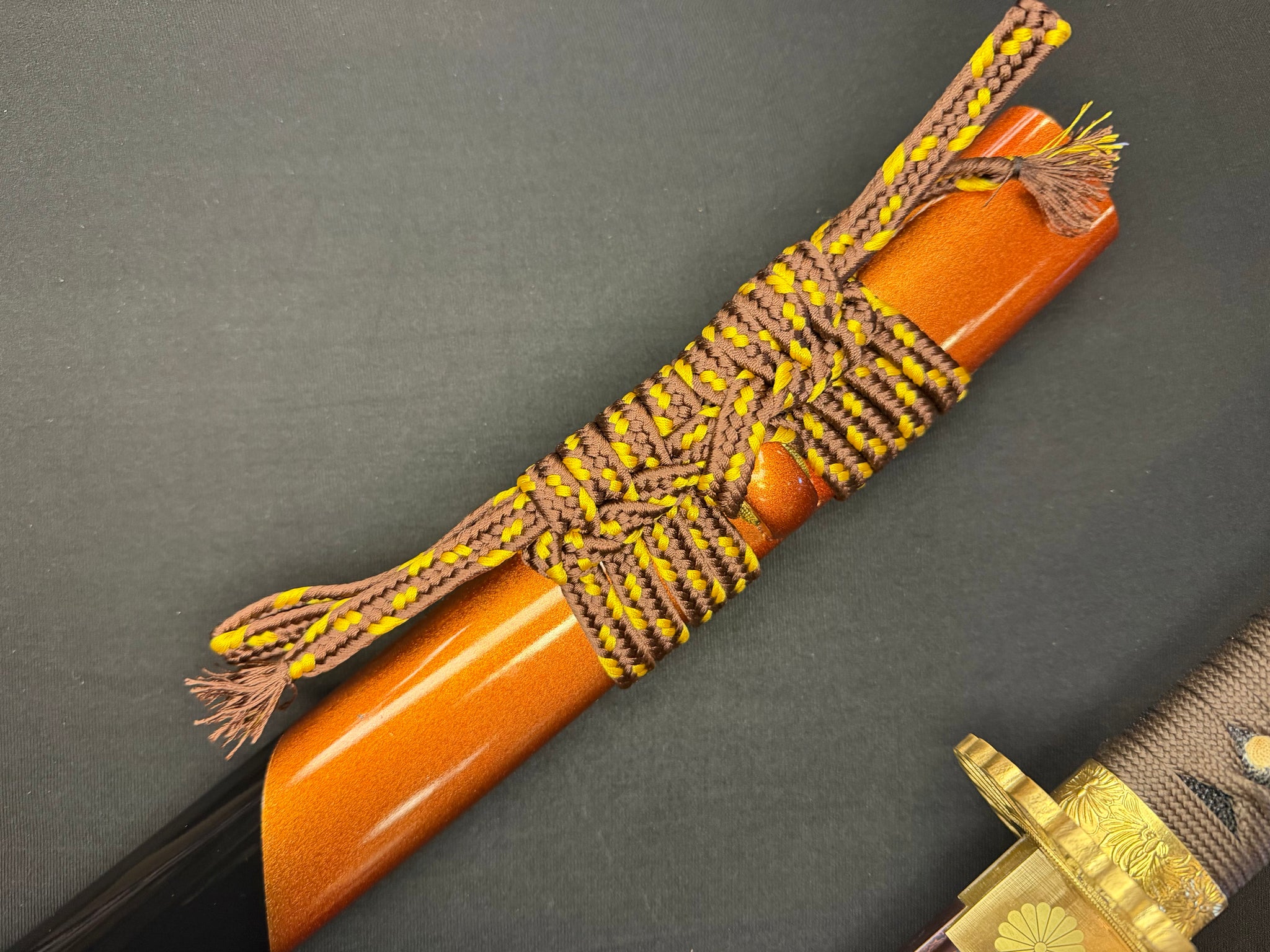 Phoenix Armory Katana - Bloodfall Red Damascus