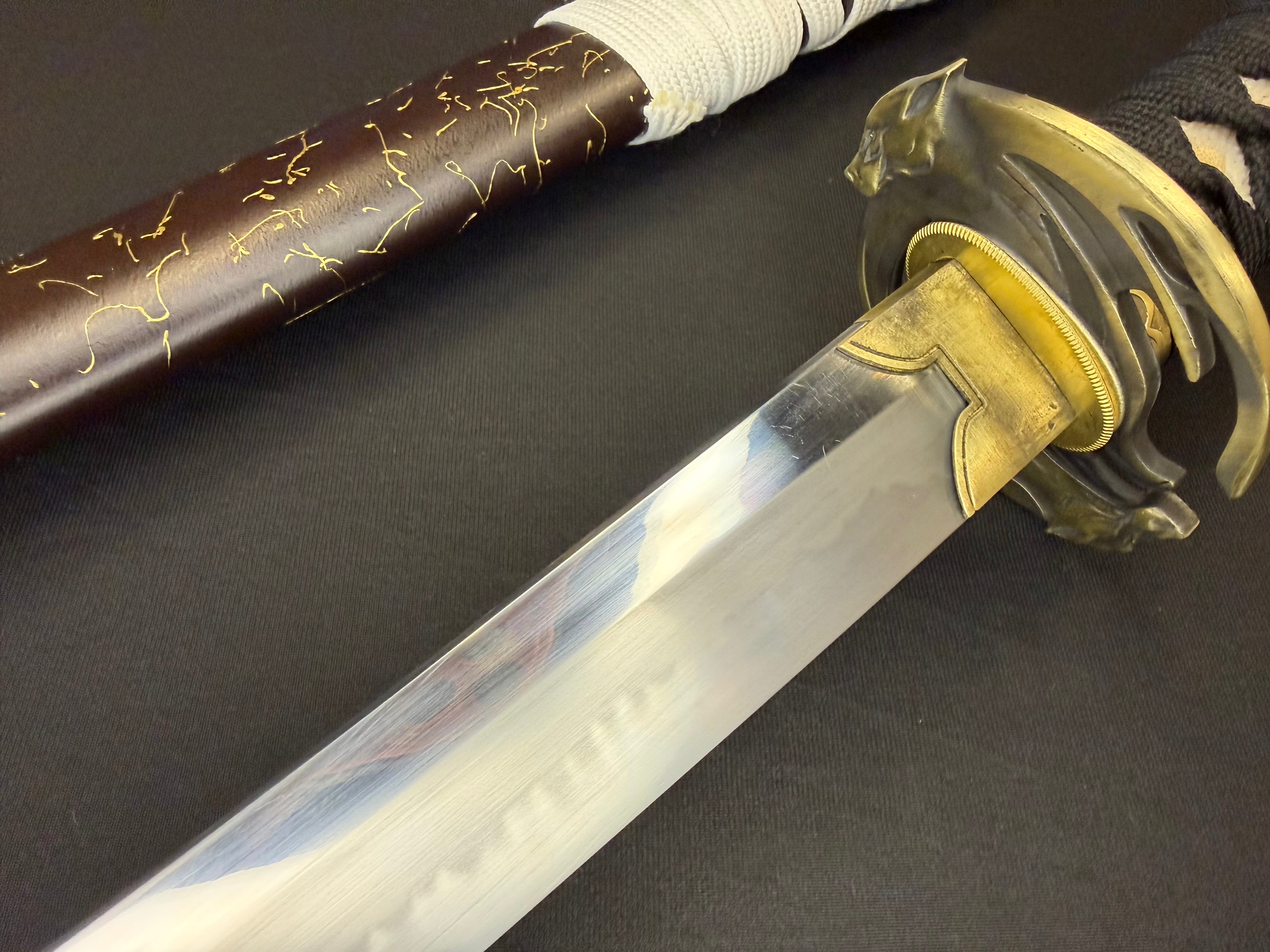 Phoenix Armory Katana - Premium Ghost of Yotei Lone Wolf Father Sword T10