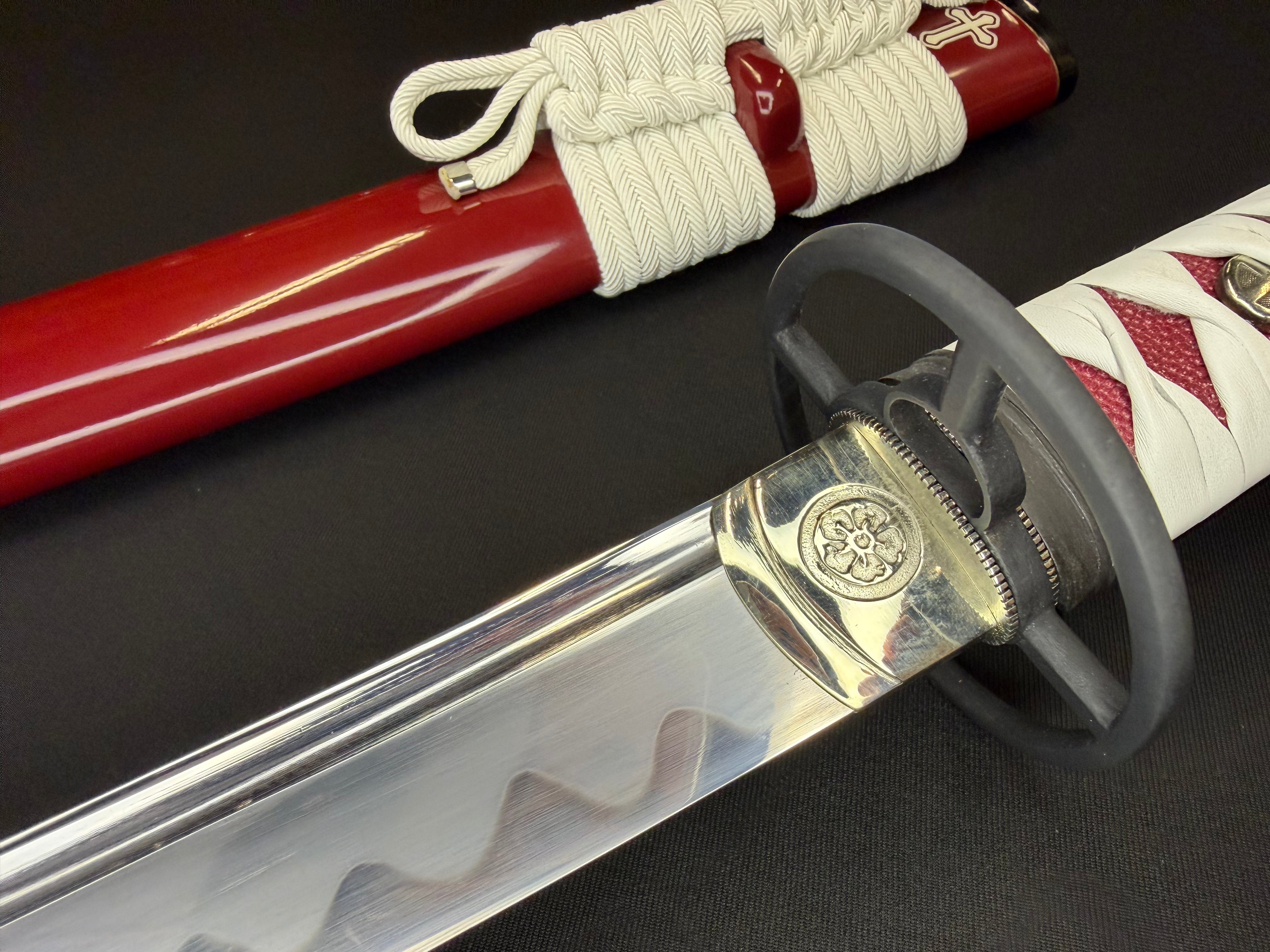 Thaitsuki Redemption Christian Katana, 1095 Clay tempered exclusive